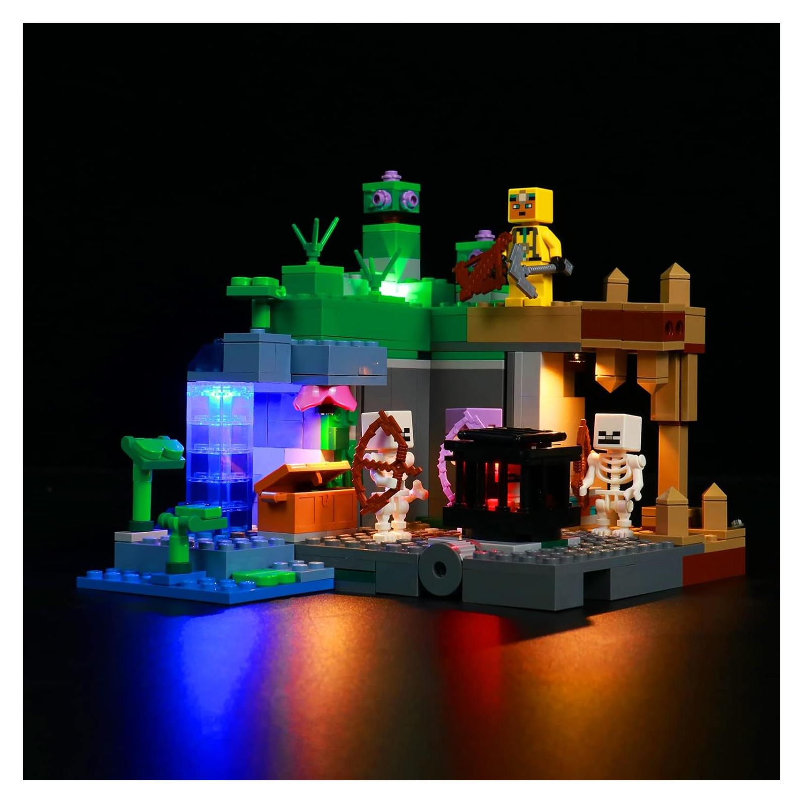 Kit de Luz LED VONADO para LEGO 21189 Mazmorras de Esqueletos