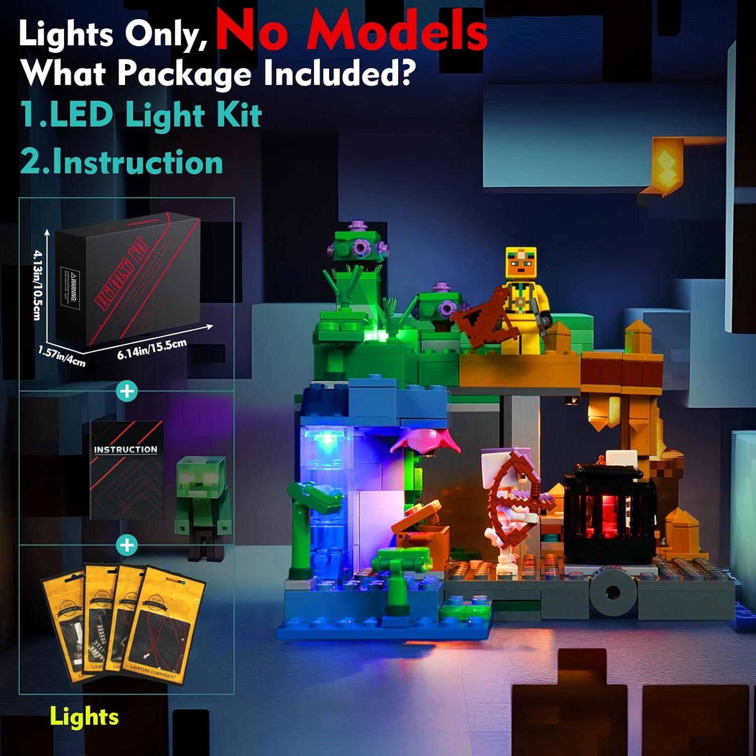 Kit de Luz LED VONADO para LEGO 21189 Mazmorras de Esqueletos