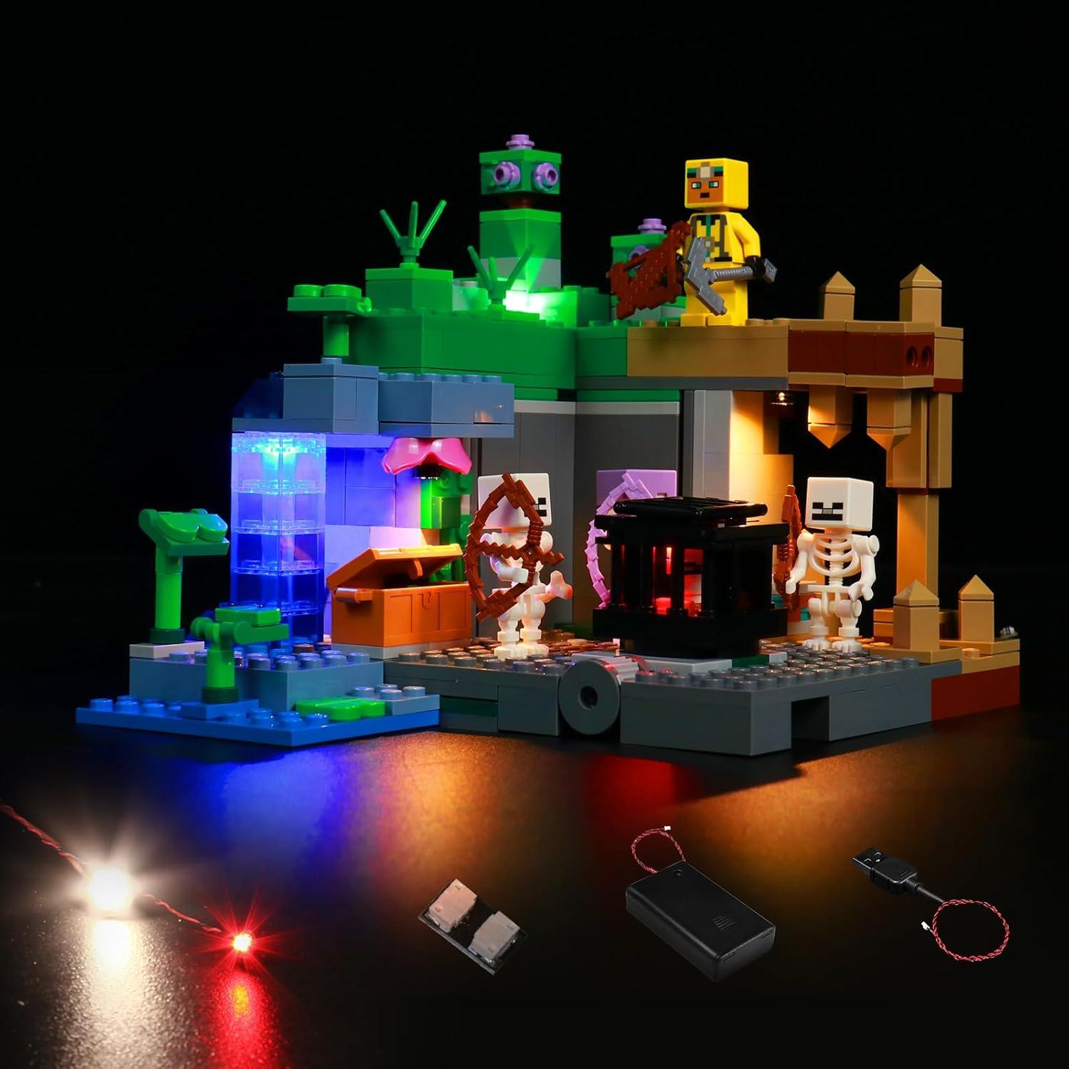 Kit de Luz LED VONADO para LEGO 21189 Mazmorras de Esqueletos