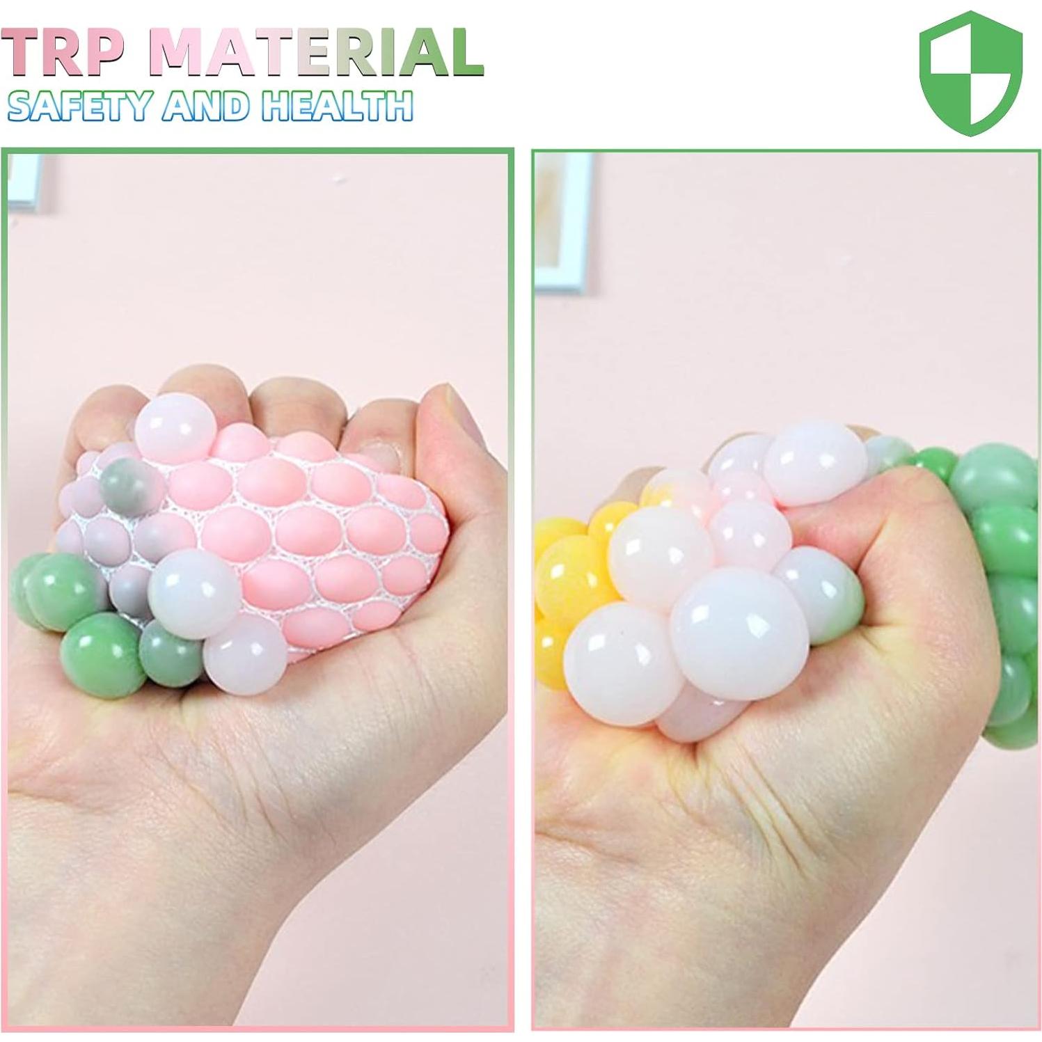 4 Pelotas de Estrés Coloridas MEIEST - Alivio y Ejercicio