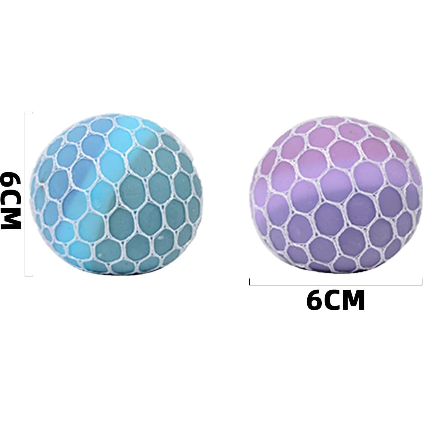 4 Pelotas de Estrés Coloridas MEIEST - Alivio y Ejercicio