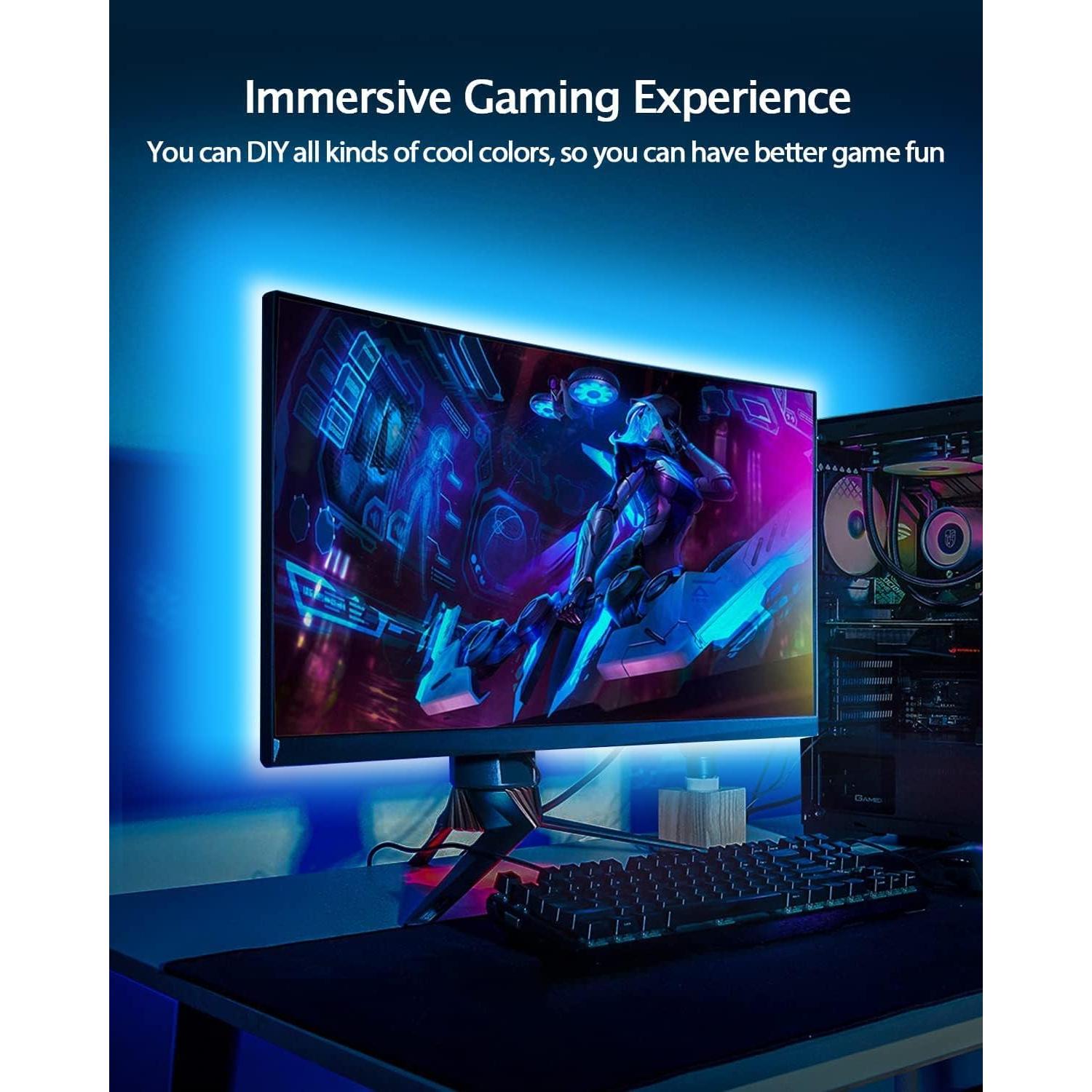 Luces LED de fondo para TV Daymeet 2.99m RGB con control remoto