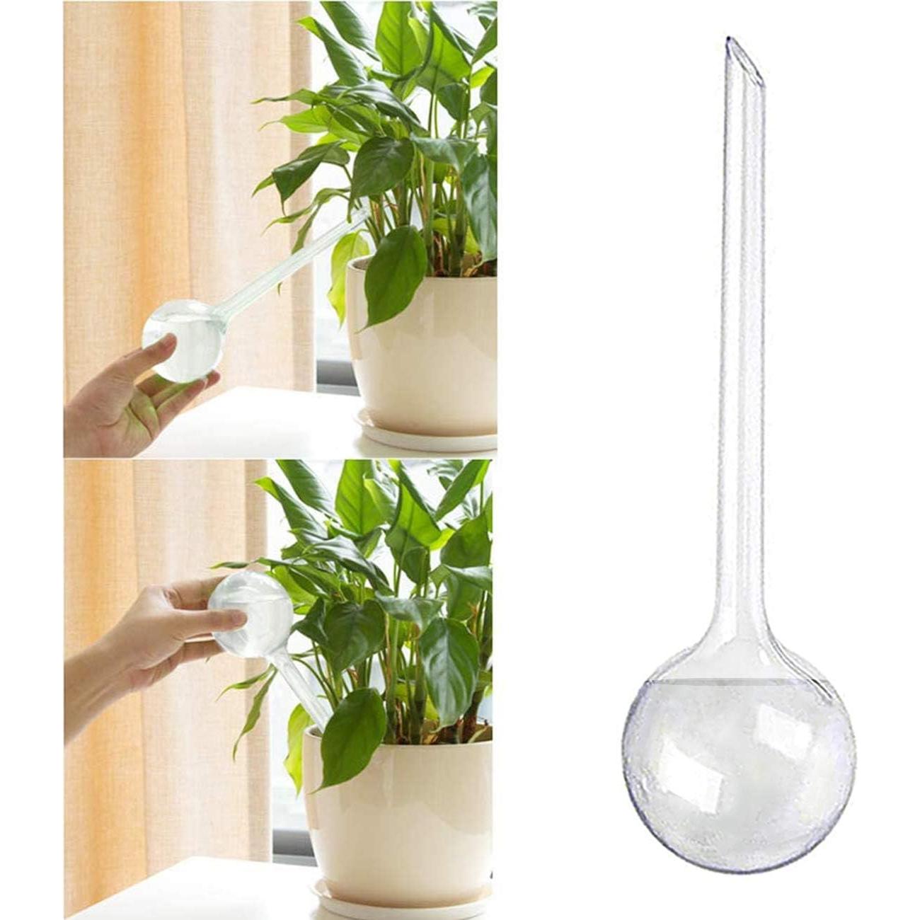 6 Bombillas de Autorriego Gddochn para Plantas - 3 Grandes y 3 Pequeñas