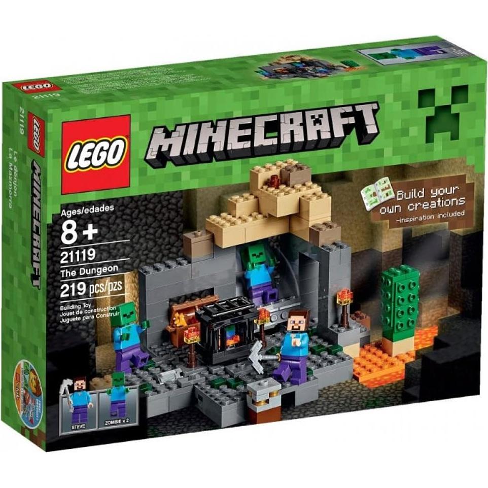 LEGO Minecraft La Mazmorras 21119 Juguete 219 Piezas 8 Años