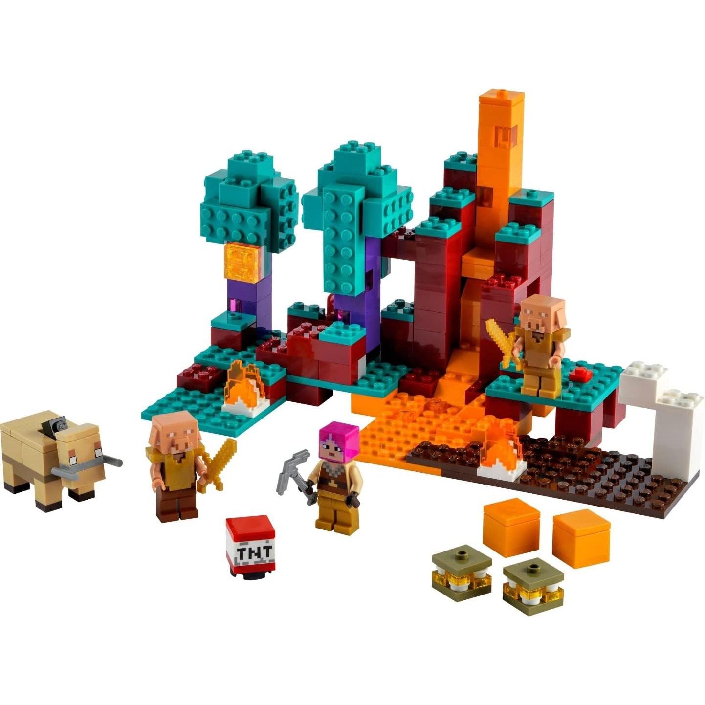 LEGO Minecraft El Bosque Deformado 21168 - 287 Piezas