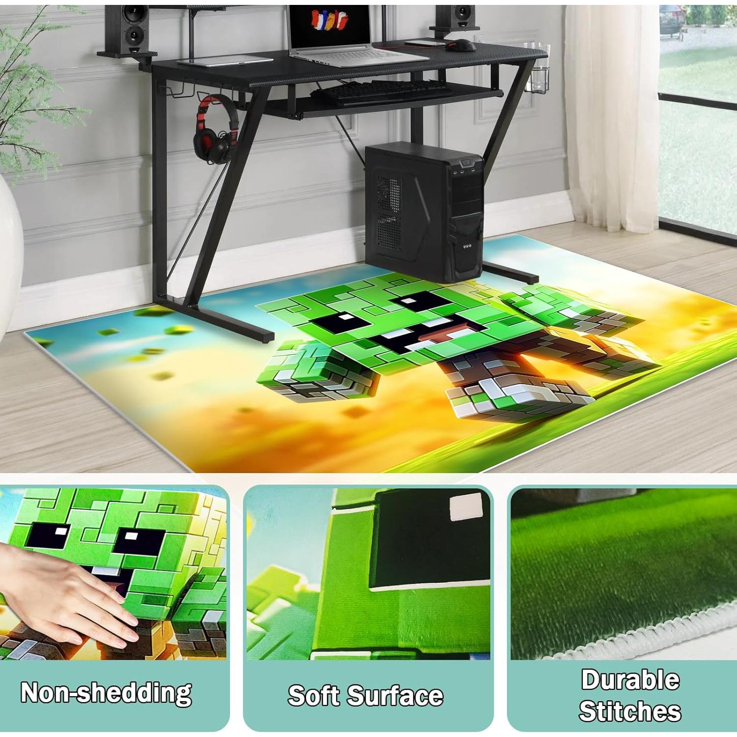 Alfombra de Juego DRVAKO 200x150 cm Antideslizante Pixel