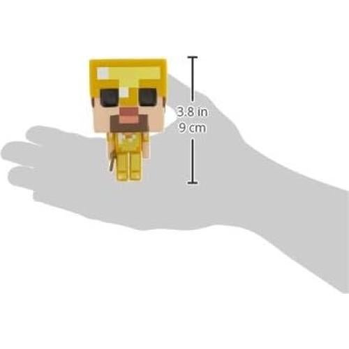 Figura de Vinilo Steve en Armadura Dorada Minecraft Pop! #321