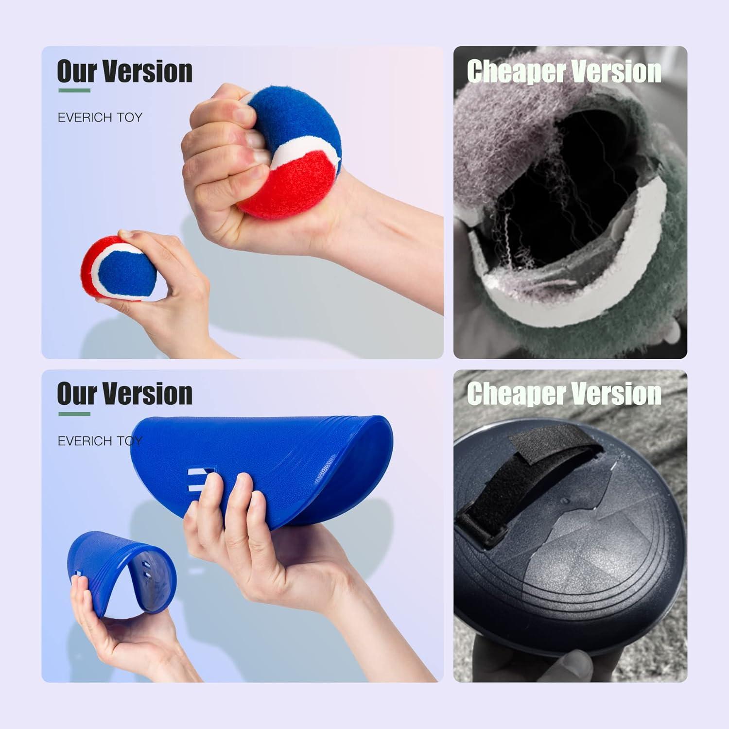 Juego de Lanzar y Atrapar EVERICH 4 Palas y 4 Pelotas