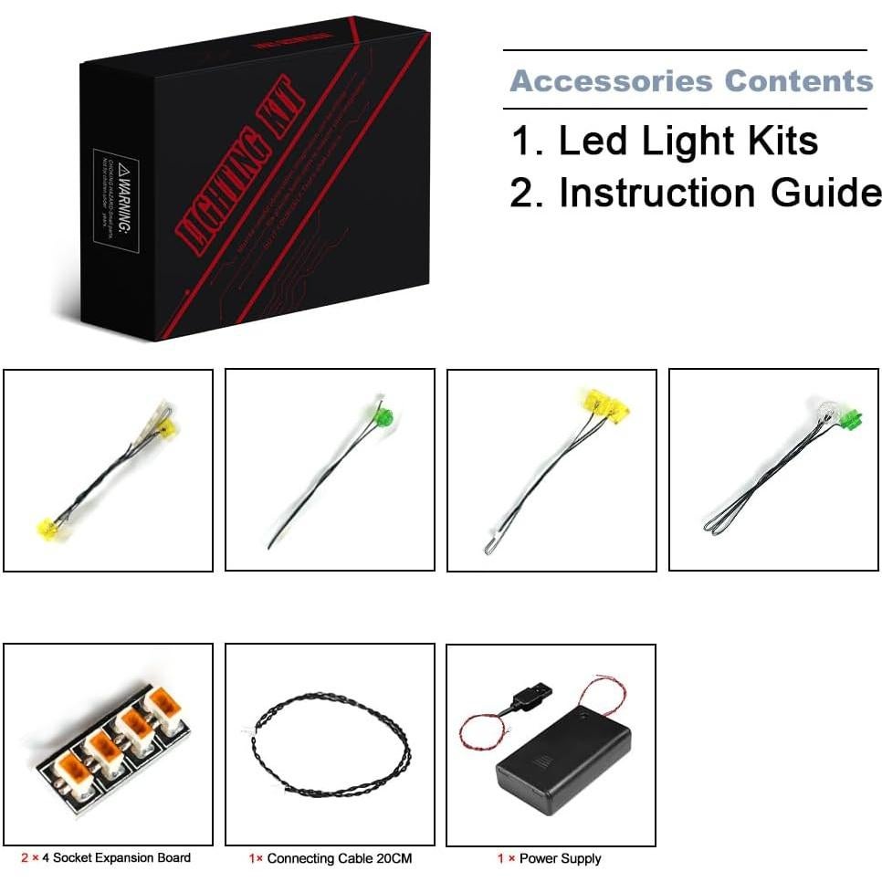 Kit de Iluminación LED BrickBling para Lego 21249 Crafting Box