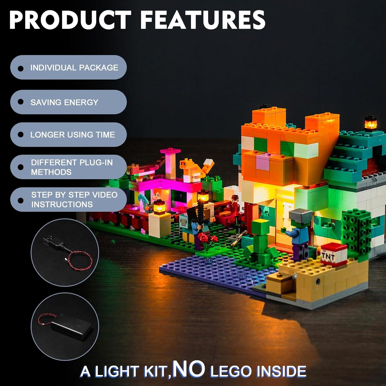 Kit de Iluminación LED BrickBling para Lego 21249 Crafting Box