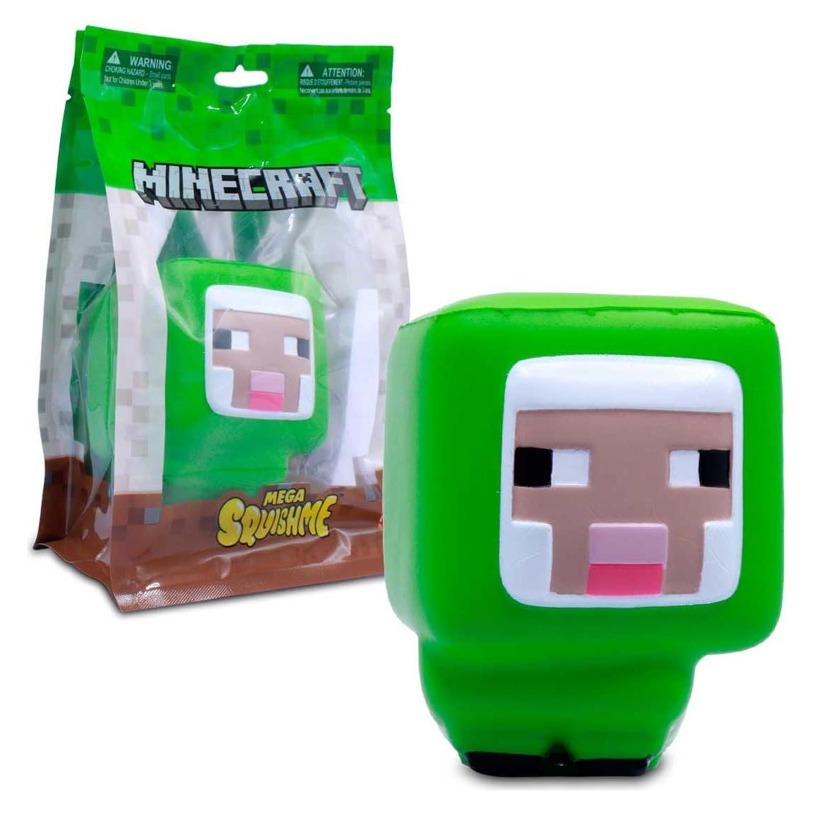 Peluche Squishy Oveja Verde Minecraft Serie 4 15.24 cm