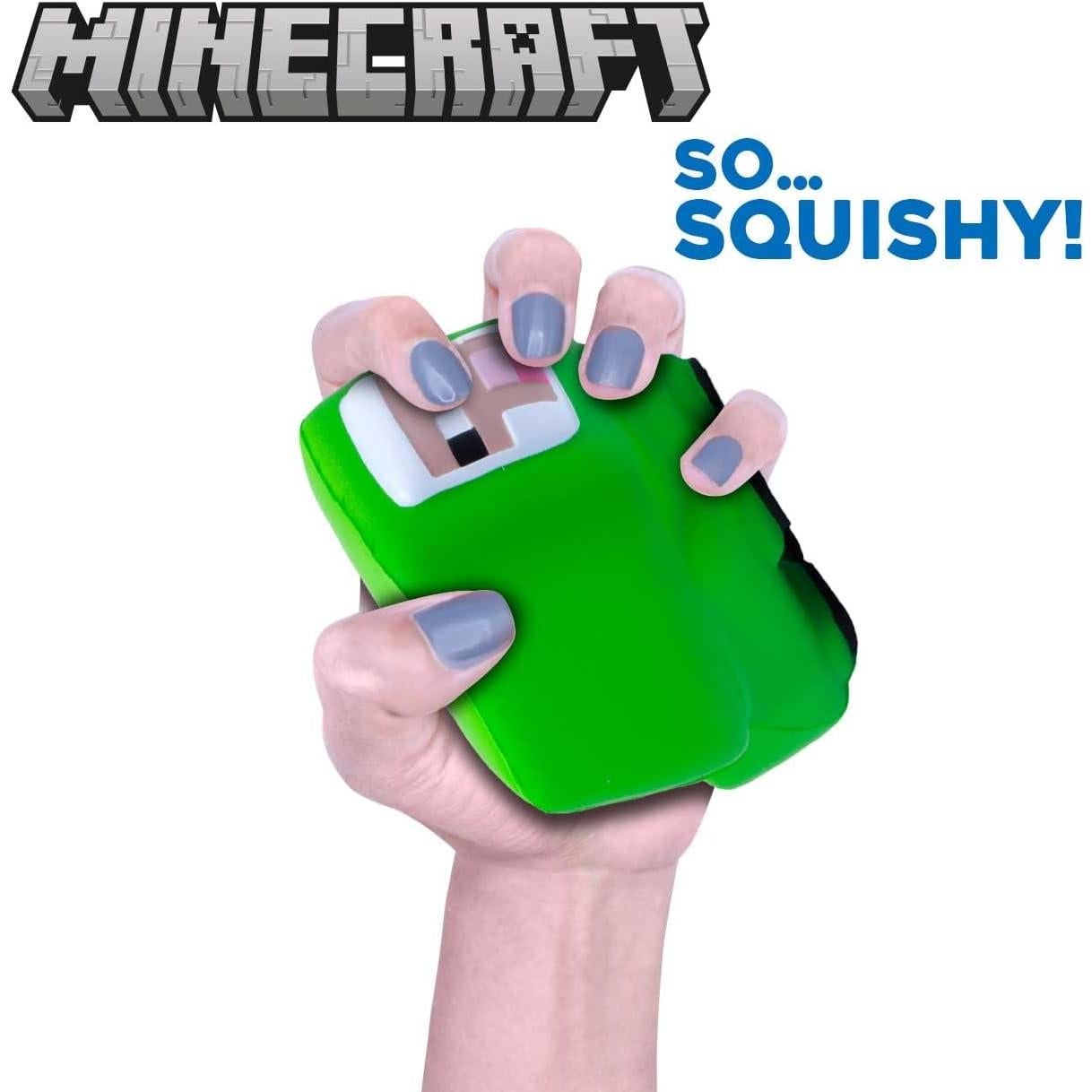 Peluche Squishy Oveja Verde Minecraft Serie 4 15.24 cm