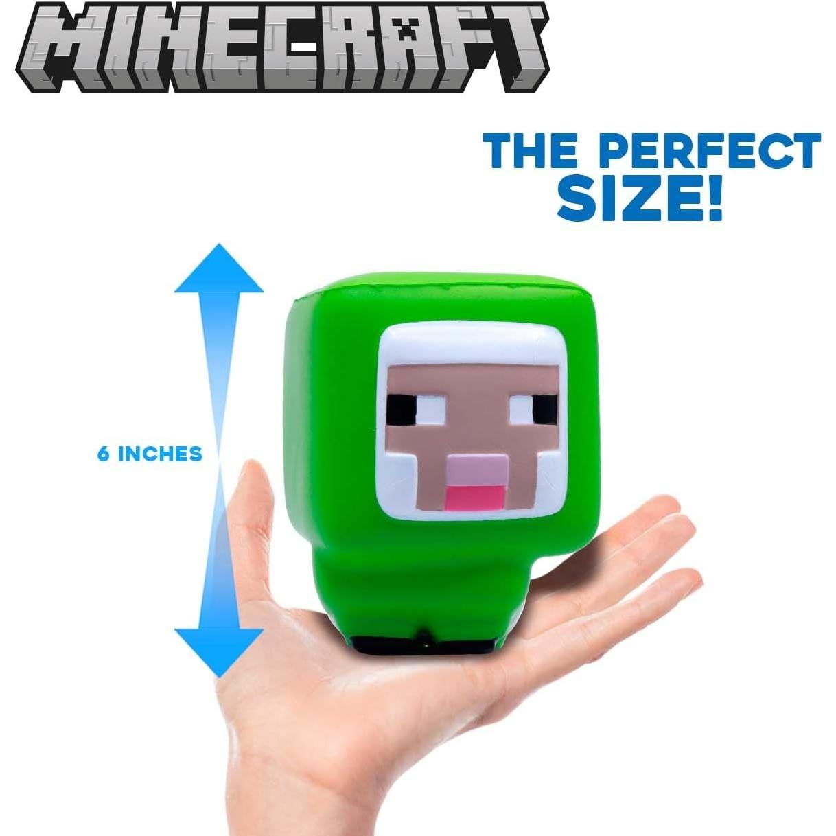 Peluche Squishy Oveja Verde Minecraft Serie 4 15.24 cm