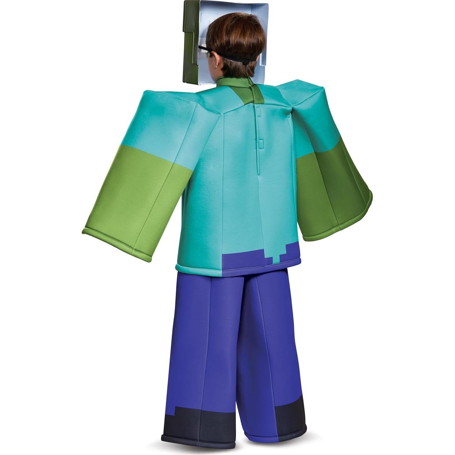 Disfraz Zombie Minecraft Disguise para Niños 10-12 años
