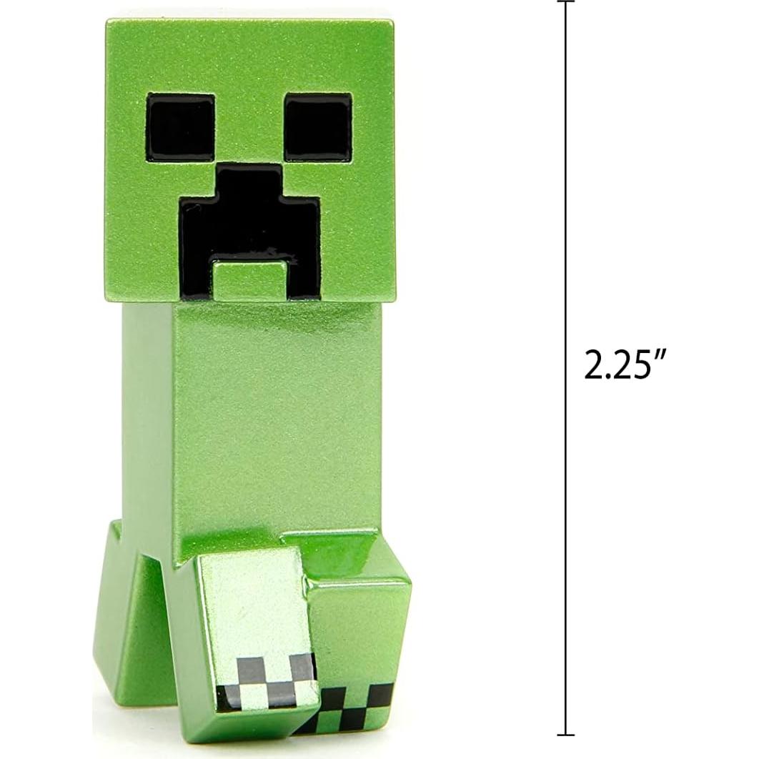 Figuras de Metal Minecraft Jada - Paquete de 4, 6.35 cm