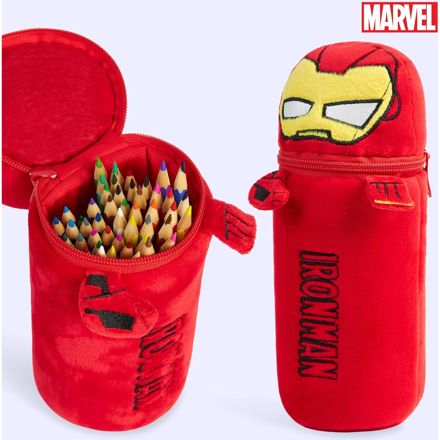 Conjunto de Lápices de Colores Marvel Spiderman 48 Pcs