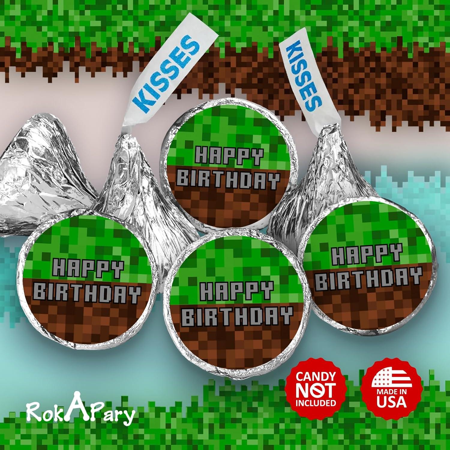 216 Pegatinas de Besos RokAPary para Cumpleaños Temático