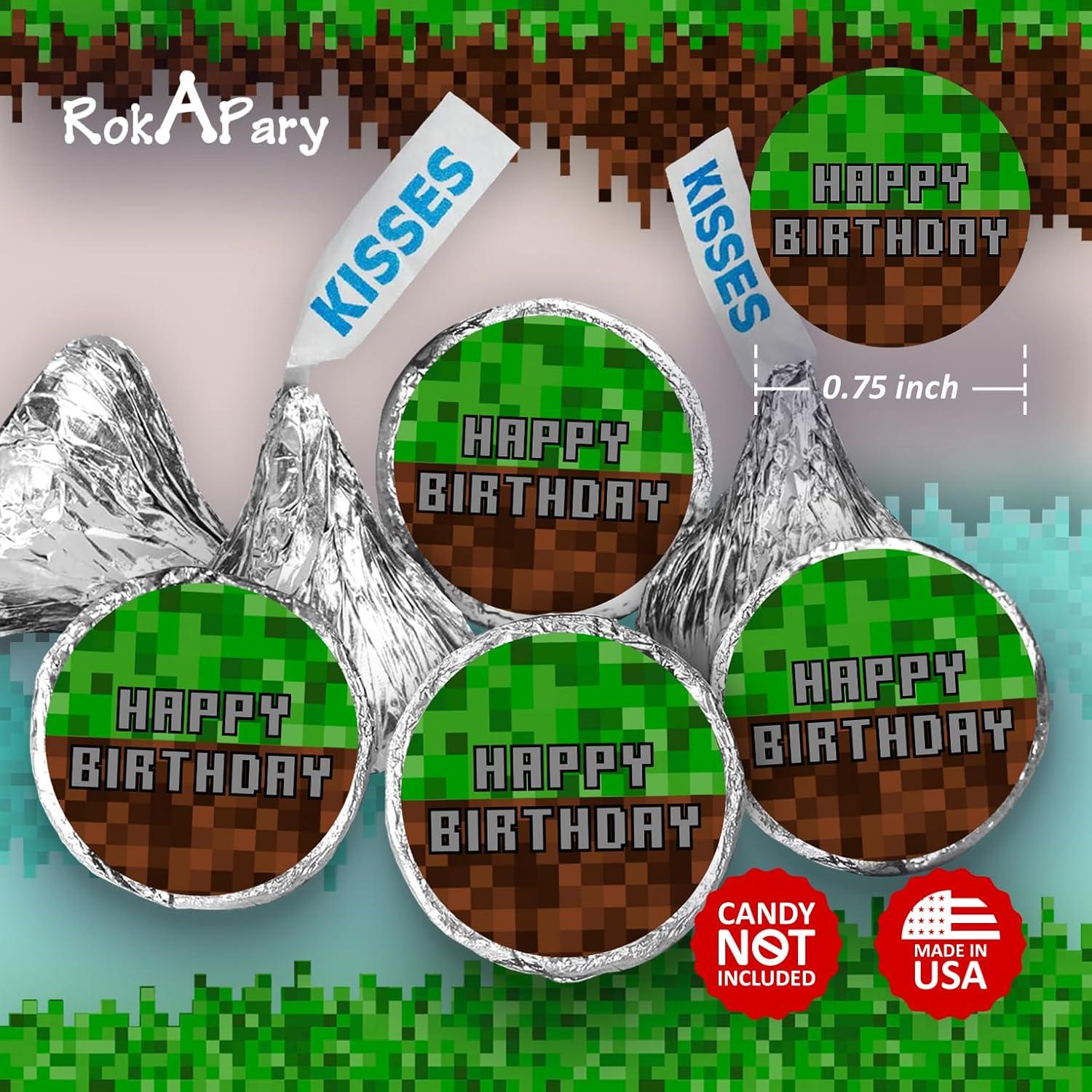 216 Pegatinas de Besos RokAPary para Cumpleaños Temático