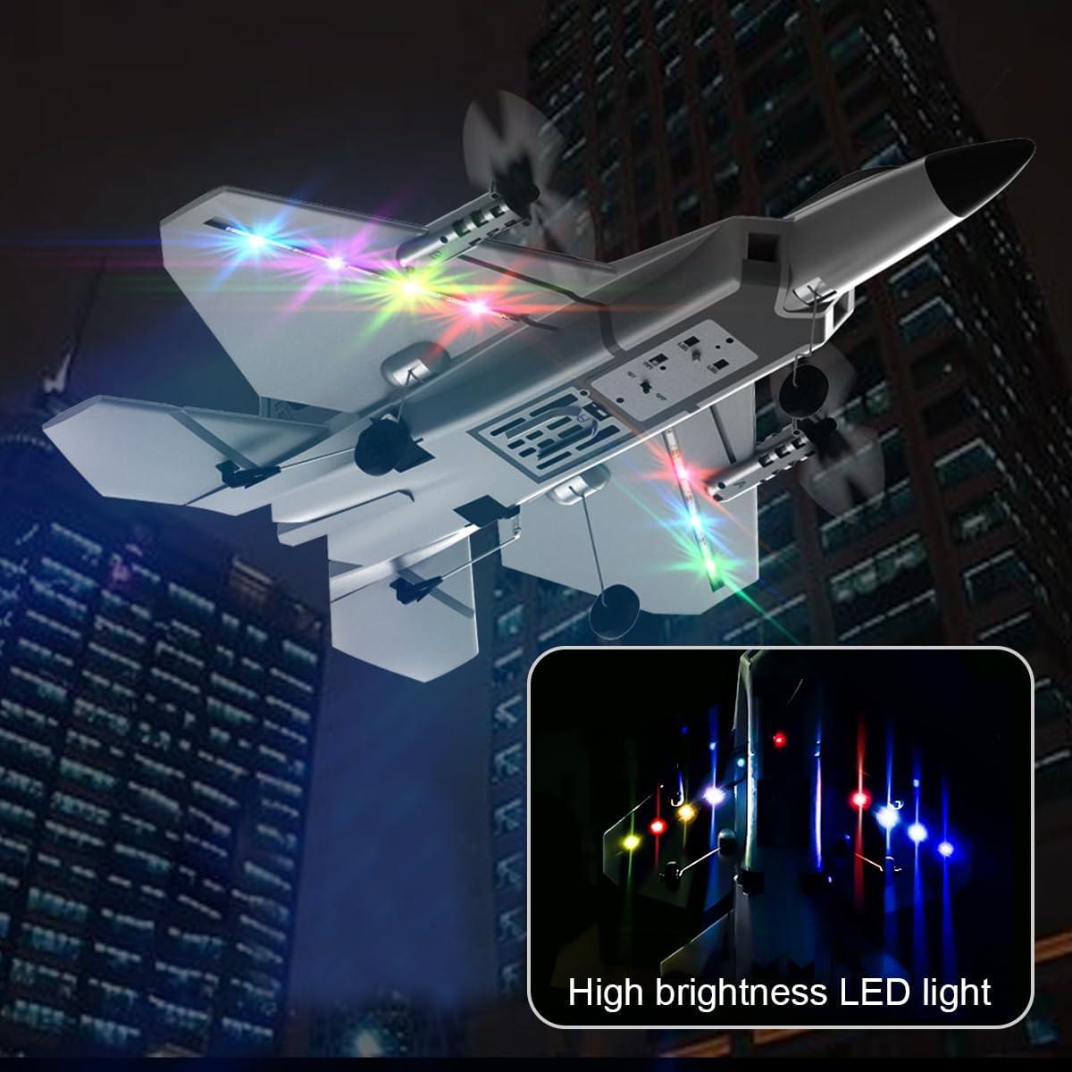 Avión RC Leopmase F-22 con Estabilizador y 2 Baterías