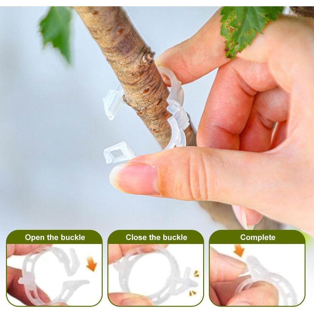 Clips de Jardín Reutilizables AOEMSMEISN para Plantas 100 Unidades