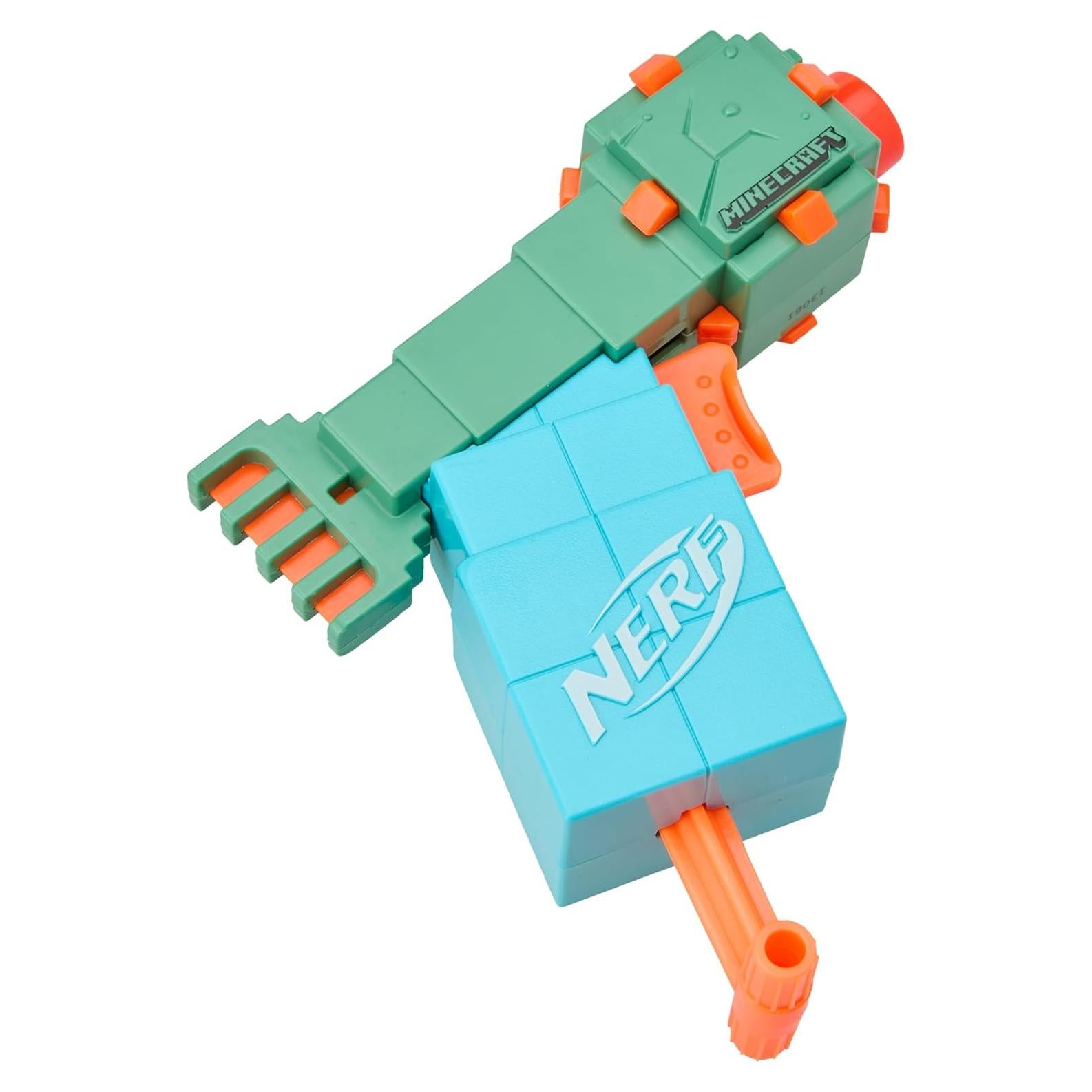 Blaster Nerf MicroShots Minecraft Guardian Mini con 2 Dardos