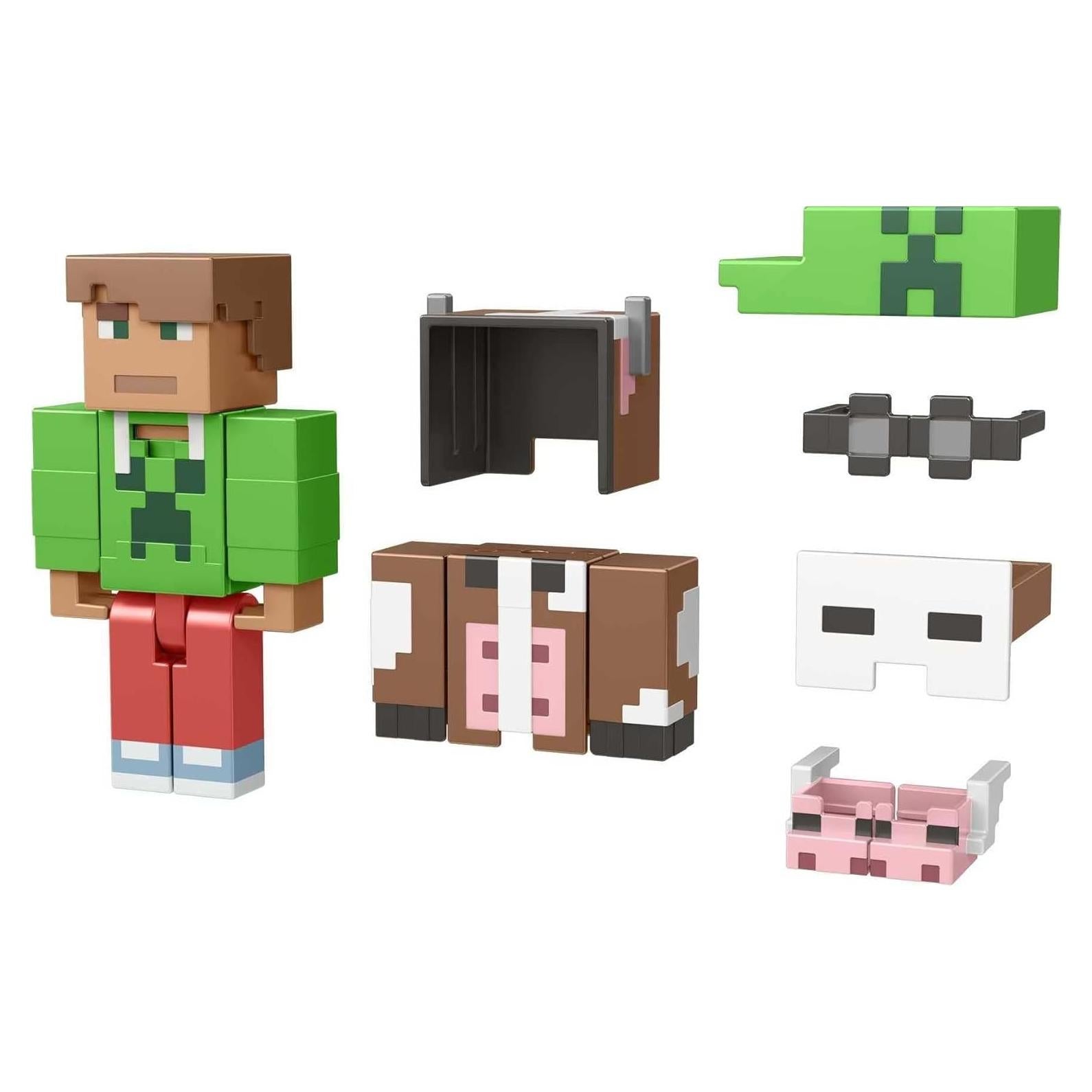 Paquete de Expansión Minecraft Creador Mattel 8.26 cm con Accesorios