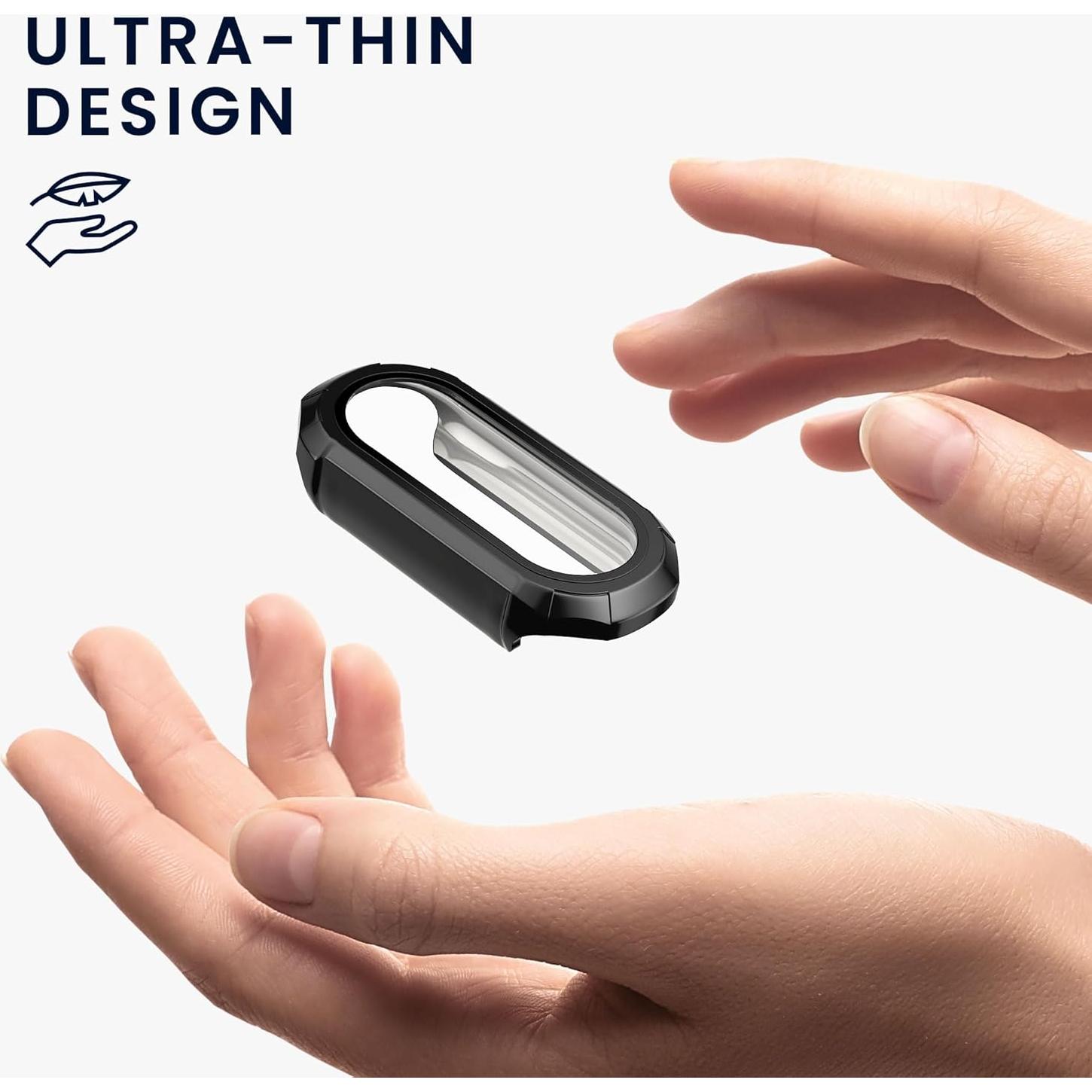 Funda KW-Mobile para Xiaomi Mi Band 8 + 2 Cristales Templados