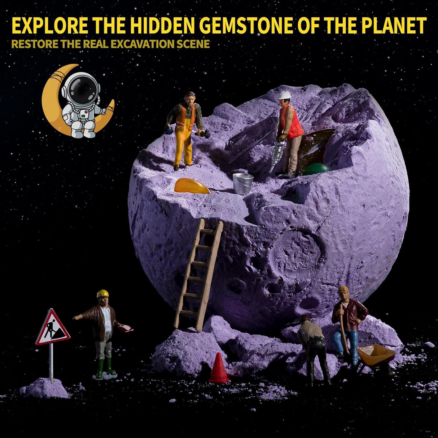 Kit de Excavación de Gemas GobiDex para Niños 6-12 Años