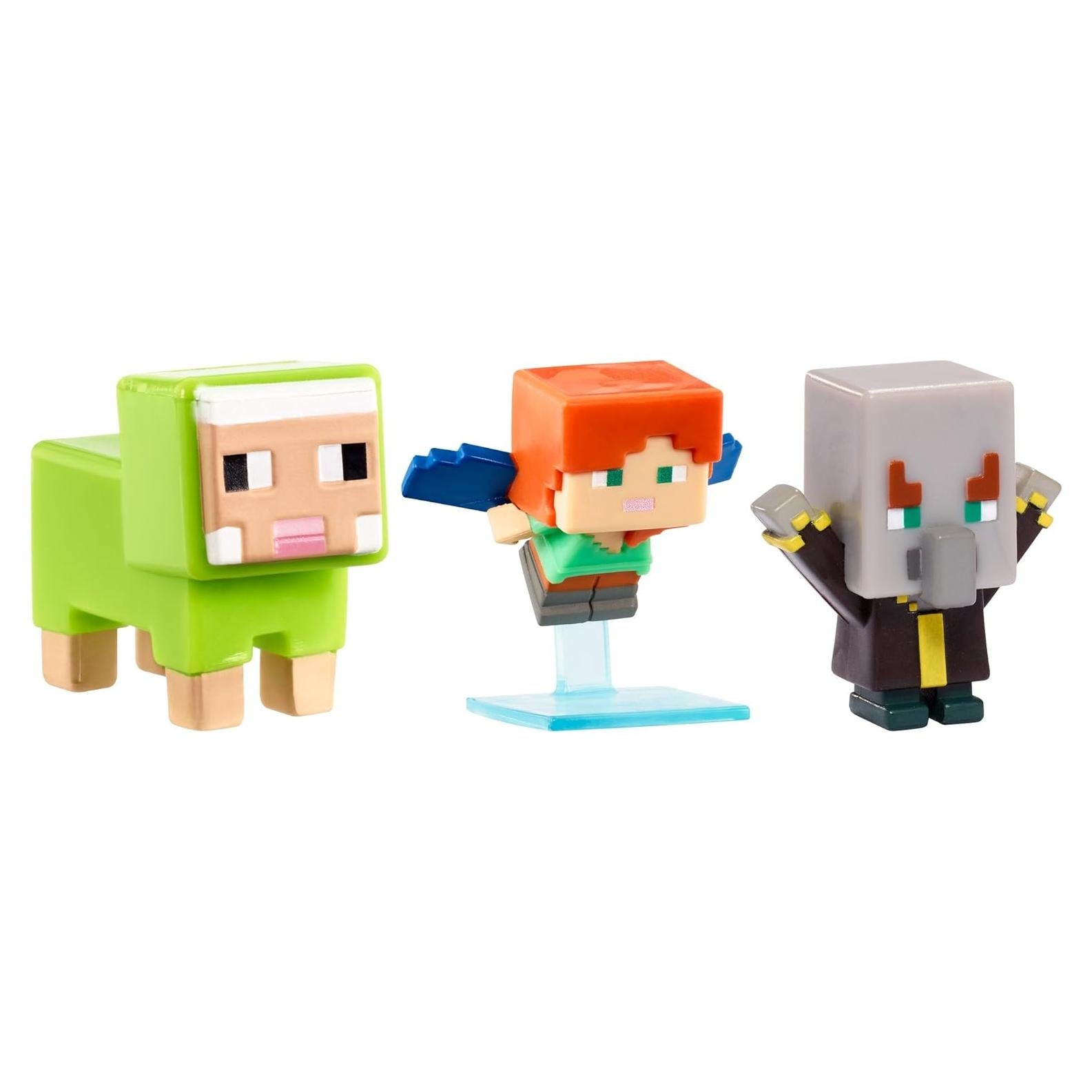 Figuras Mini de Minecraft Mattel - Paquete de 3 Temáticas