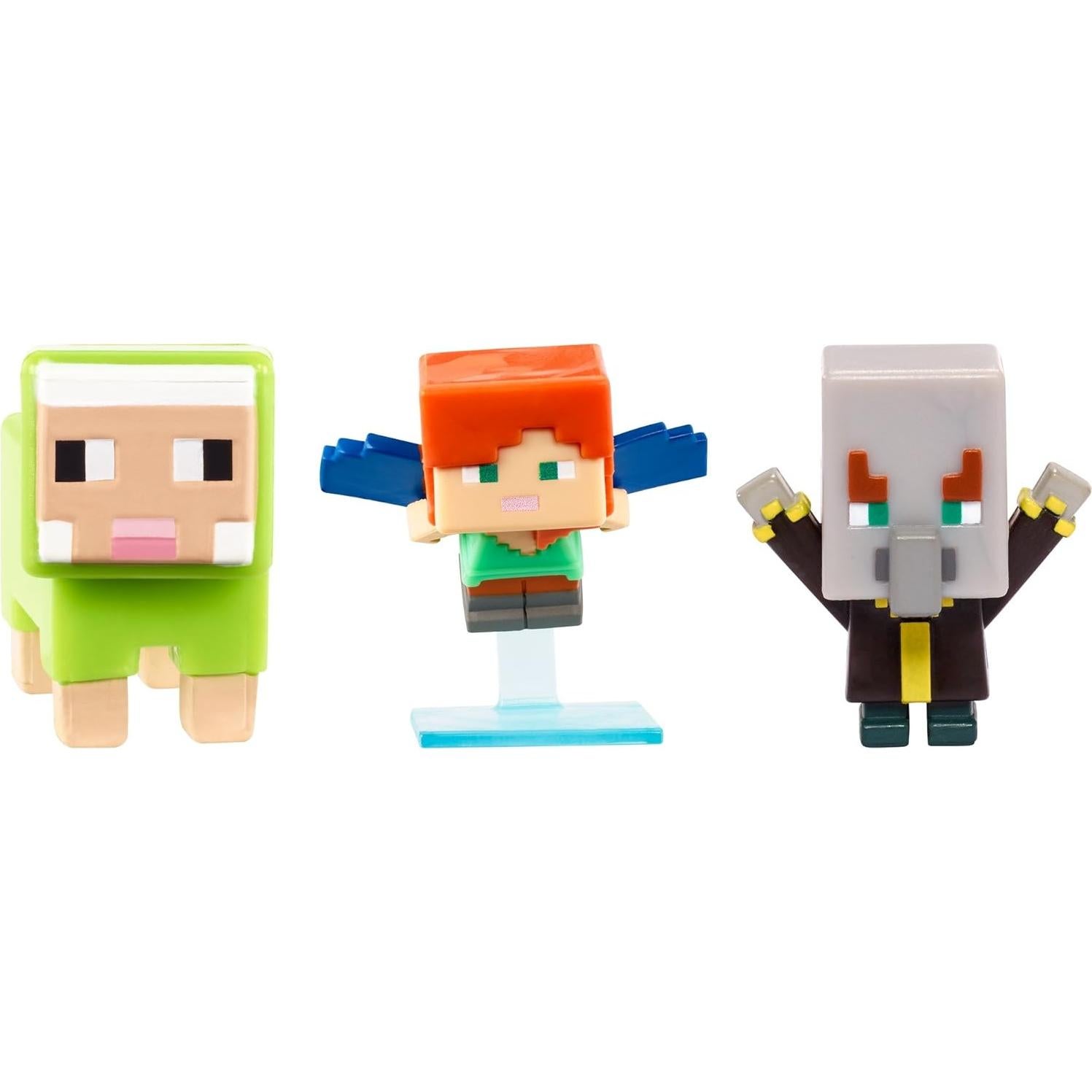 Figuras Mini de Minecraft Mattel - Paquete de 3 Temáticas