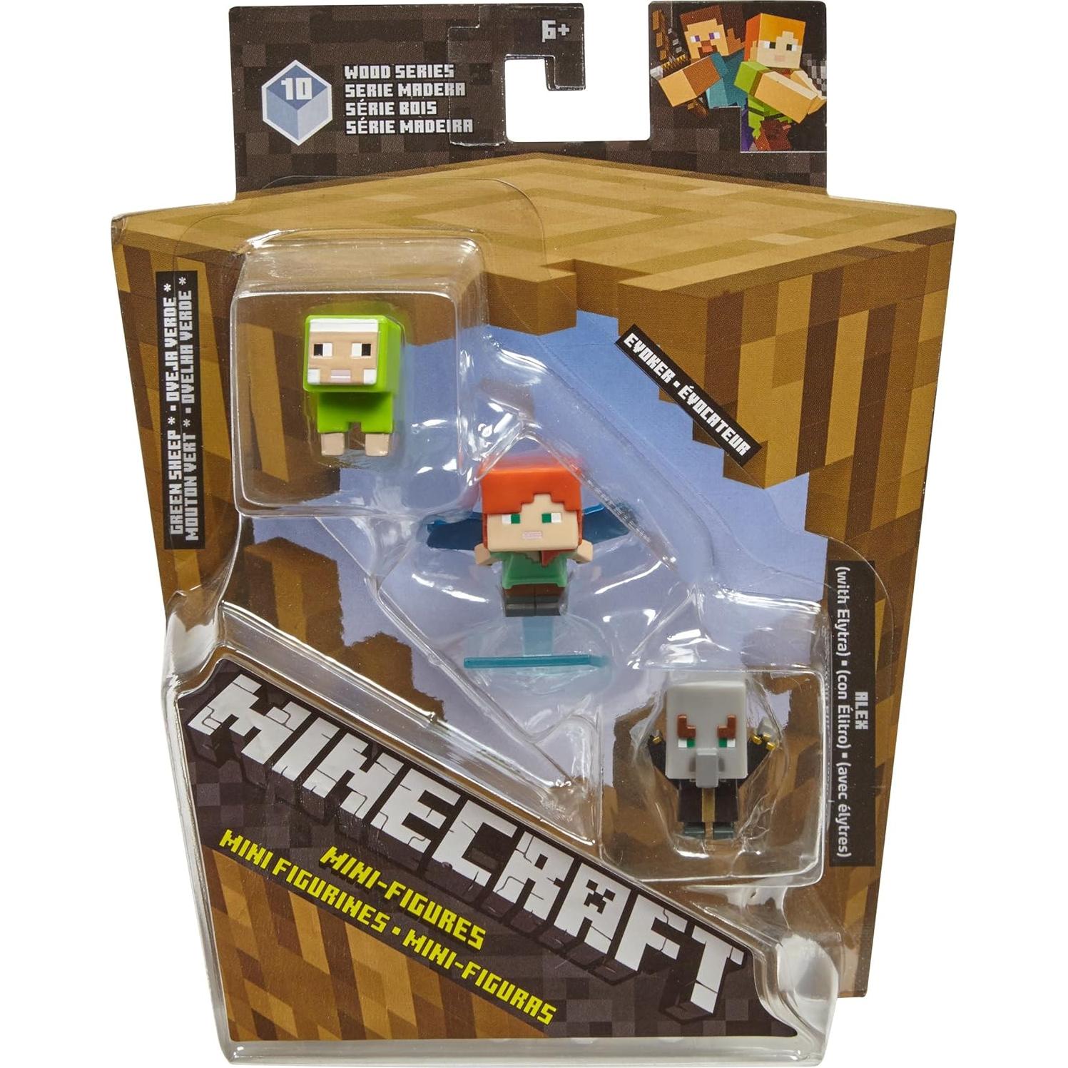 Figuras Mini de Minecraft Mattel - Paquete de 3 Temáticas