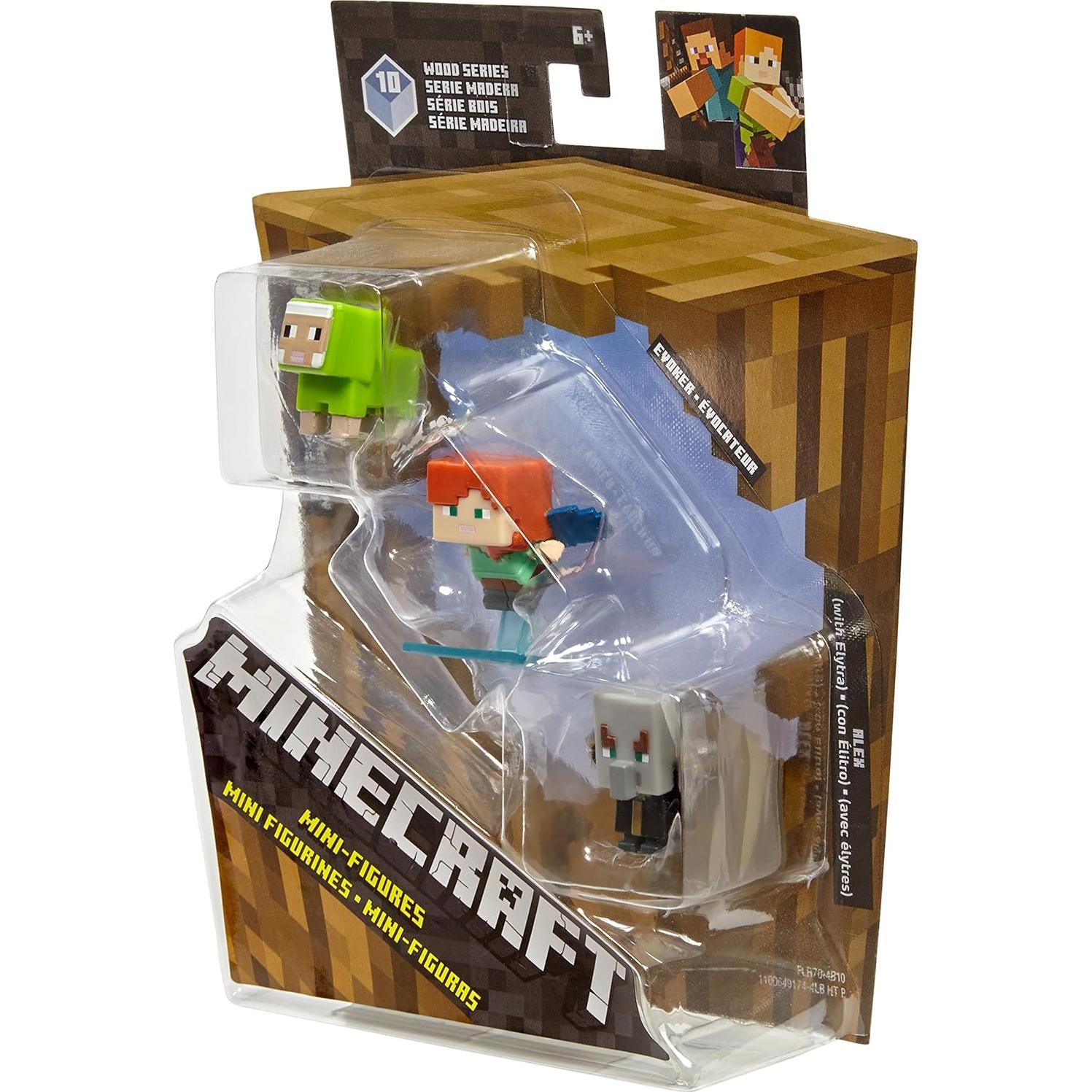 Figuras Mini de Minecraft Mattel - Paquete de 3 Temáticas