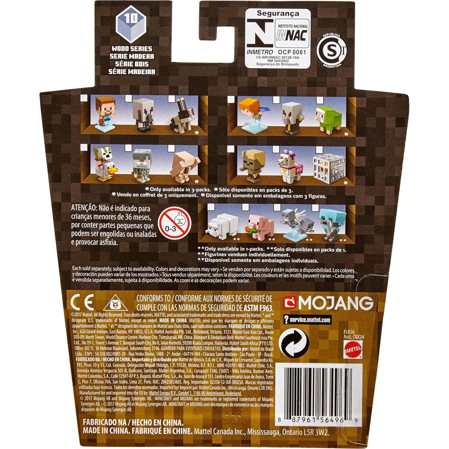 Figuras Mini de Minecraft Mattel - Paquete de 3 Temáticas