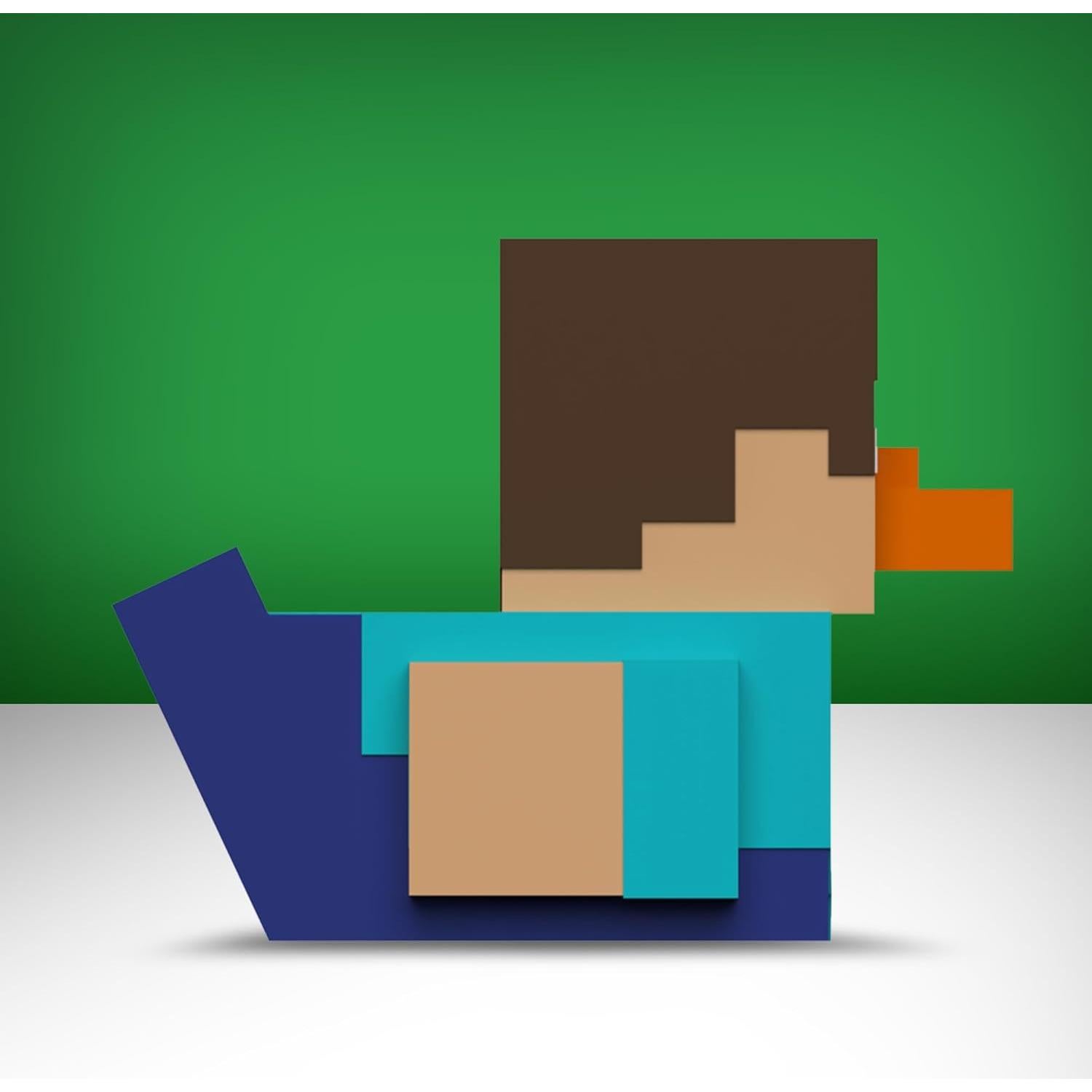 Figura de Vinilo TUBBZ Minecraft Steve Pato de Goma 23 cm