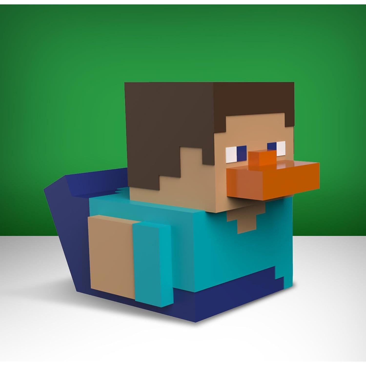 Figura de Vinilo TUBBZ Minecraft Steve Pato de Goma 23 cm