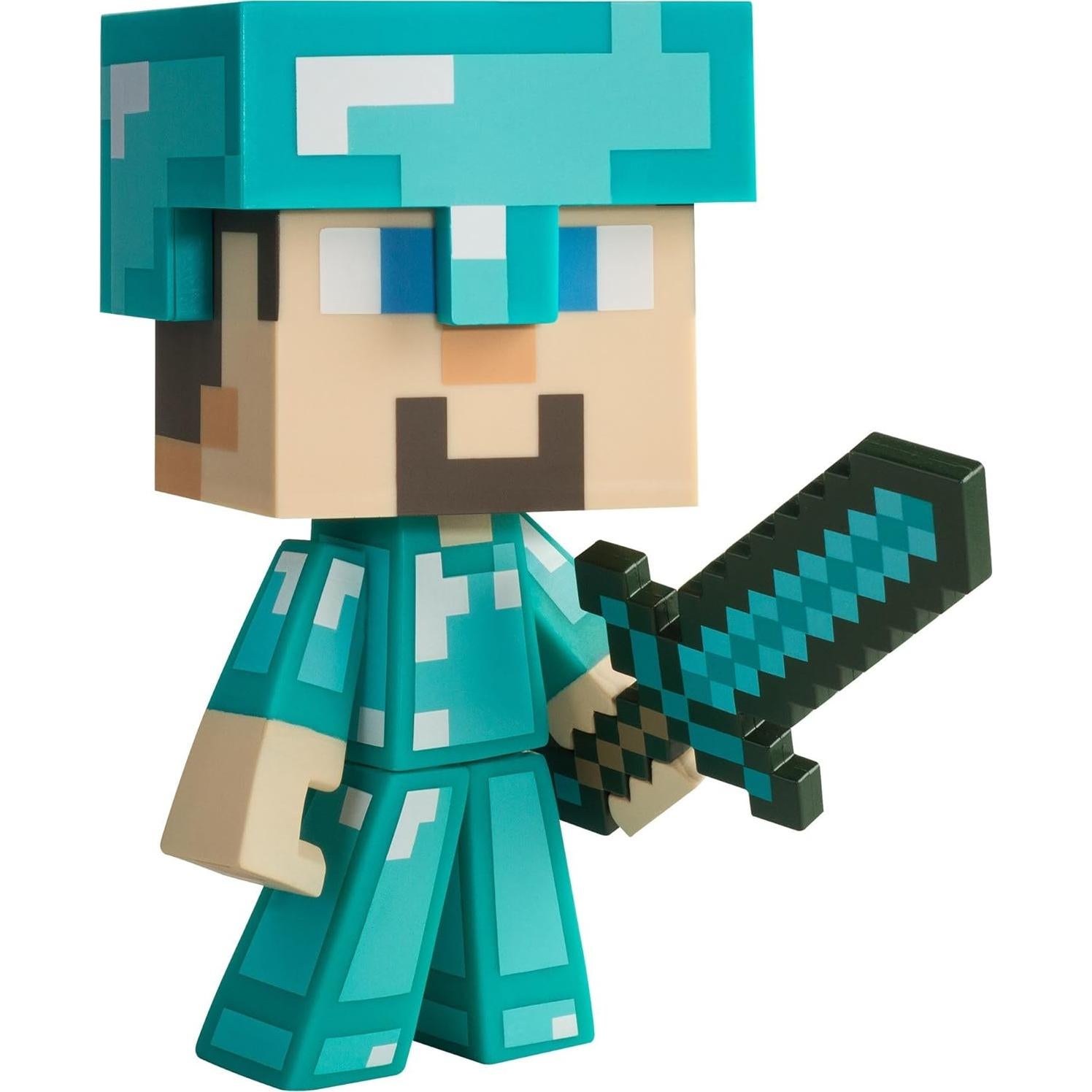 Figura de Vinilo Steve Diamante Minecraft 15.24 cm