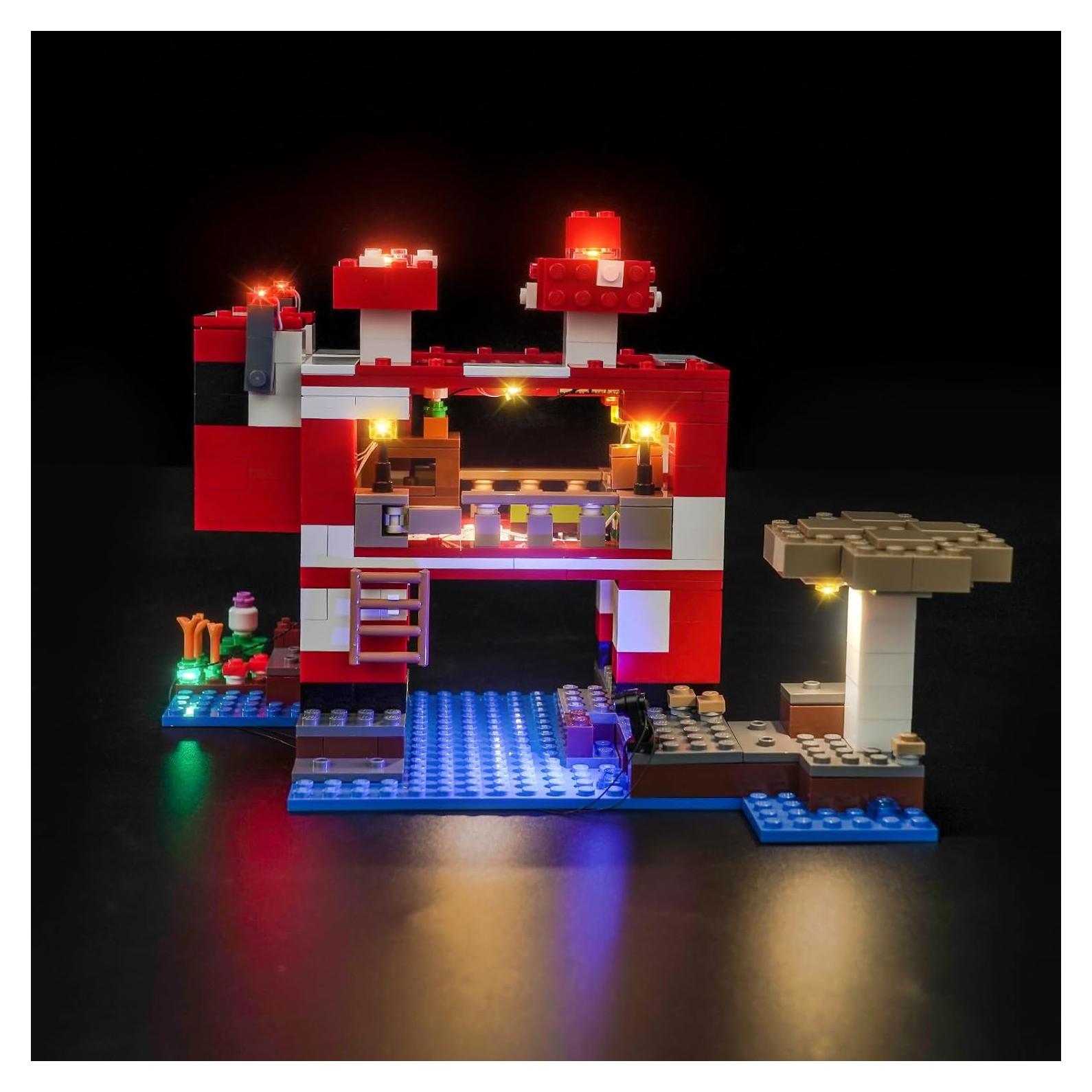 Kit de Luz LED Hilighting para Lego La Casa Mooshroom
