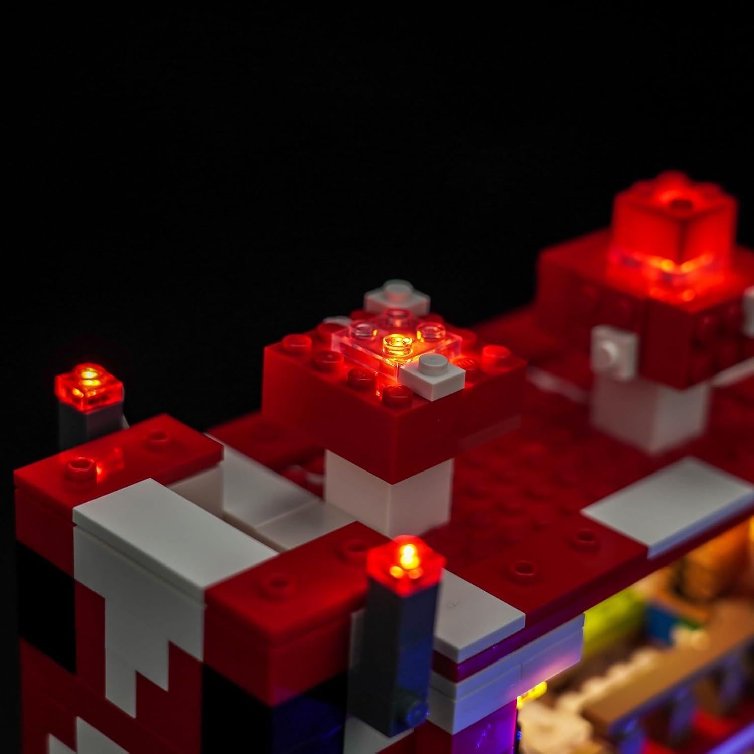 Kit de Luz LED Hilighting para Lego La Casa Mooshroom