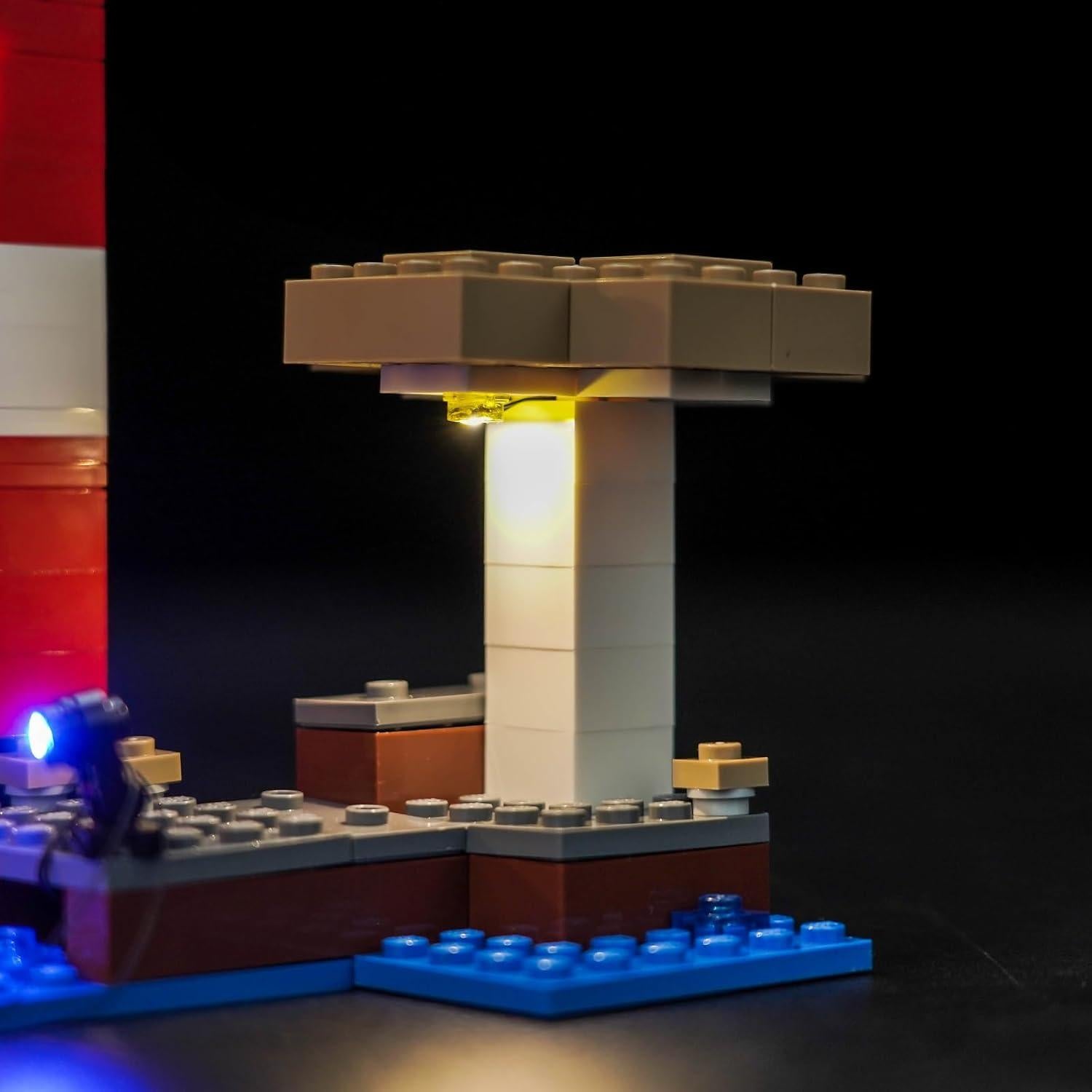 Kit de Luz LED Hilighting para Lego La Casa Mooshroom