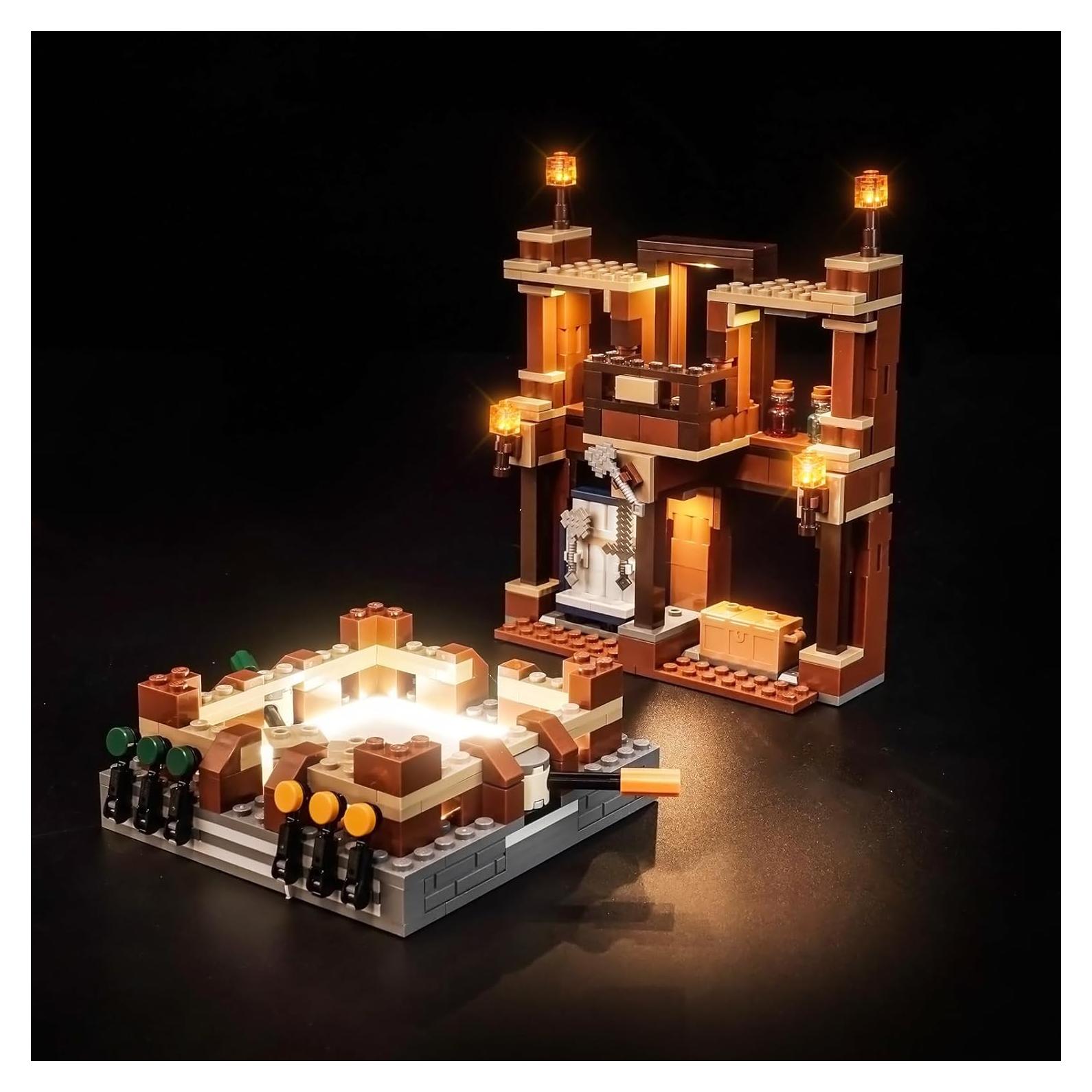 Kit de luz LED LocoLee para LEGO 21272 Mansión en el bosque