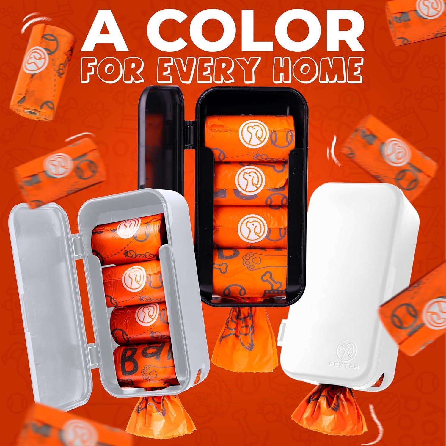 Dispensador de Bolsas de Excremento Pexter Negro - Montaje en Pared