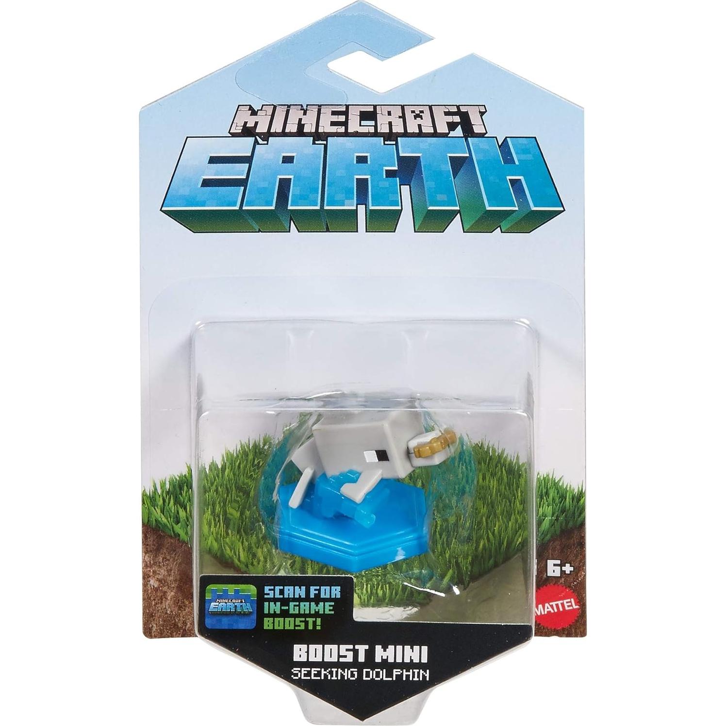 Figura Mini Oficial Minecraft Boost Genoa Buscando Delfín