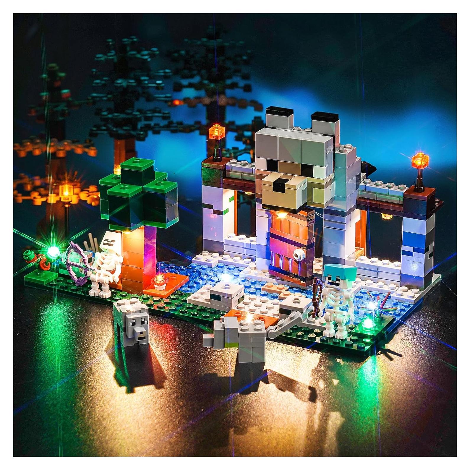 Kit de Iluminación LED Brickshining para Lego El Fuerte del Lobo 21261