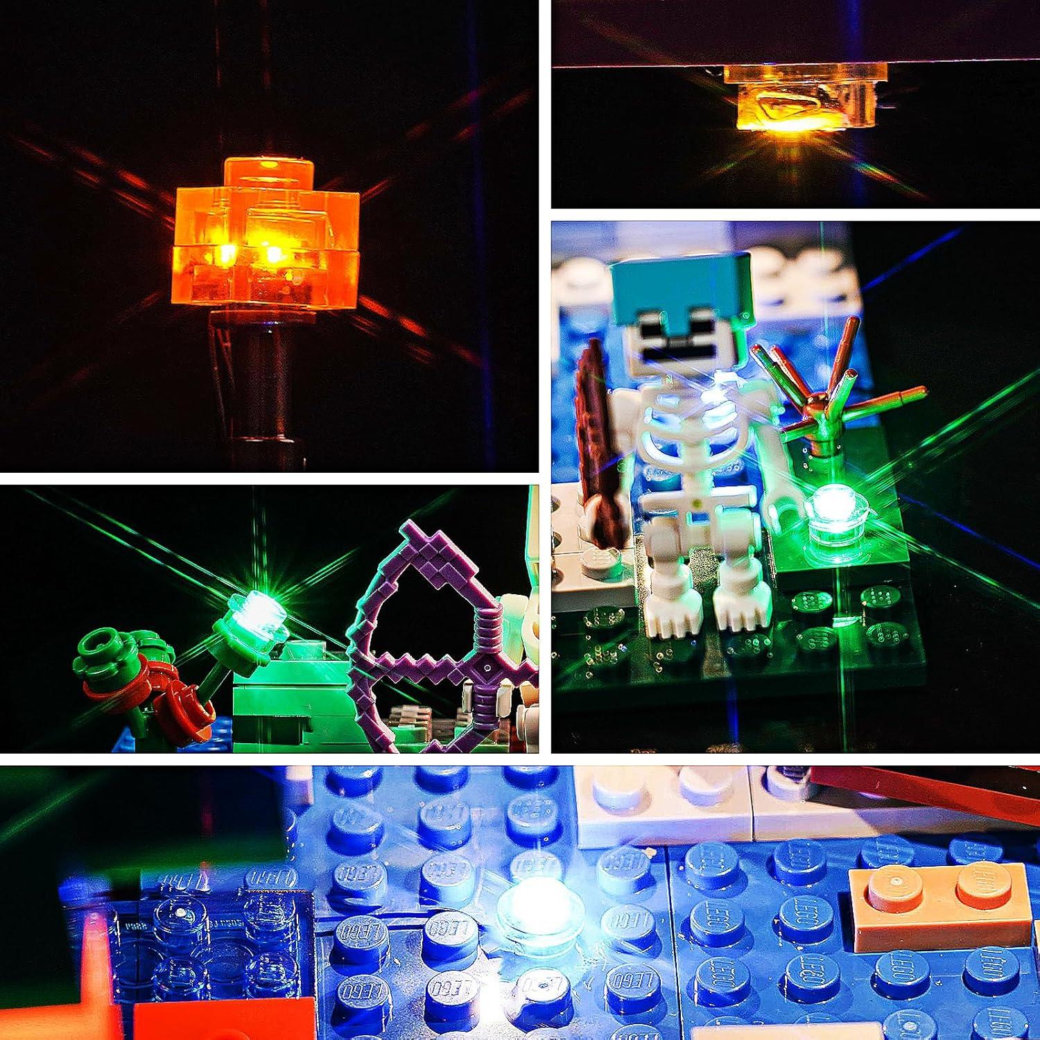 Kit de Iluminación LED Brickshining para Lego El Fuerte del Lobo 21261