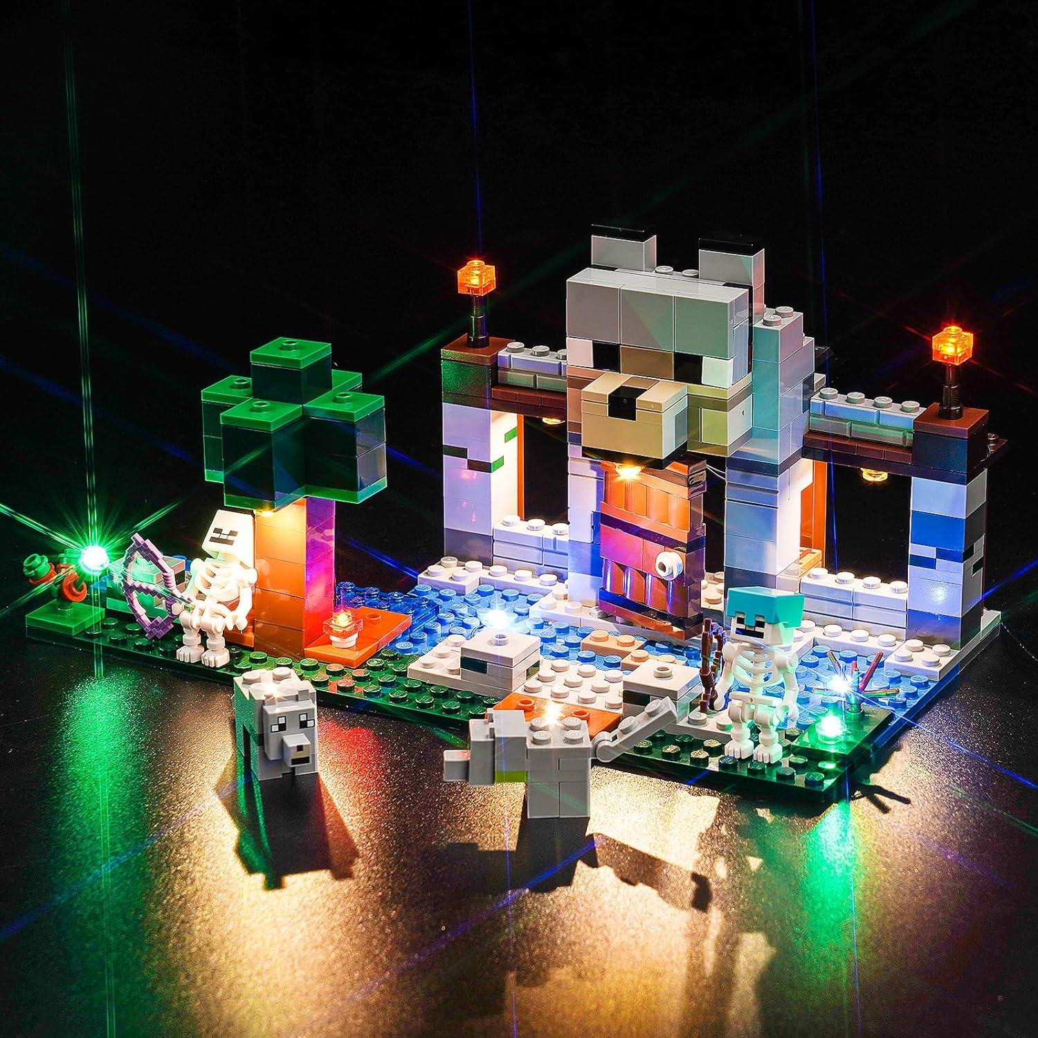 Kit de Iluminación LED Brickshining para Lego El Fuerte del Lobo 21261