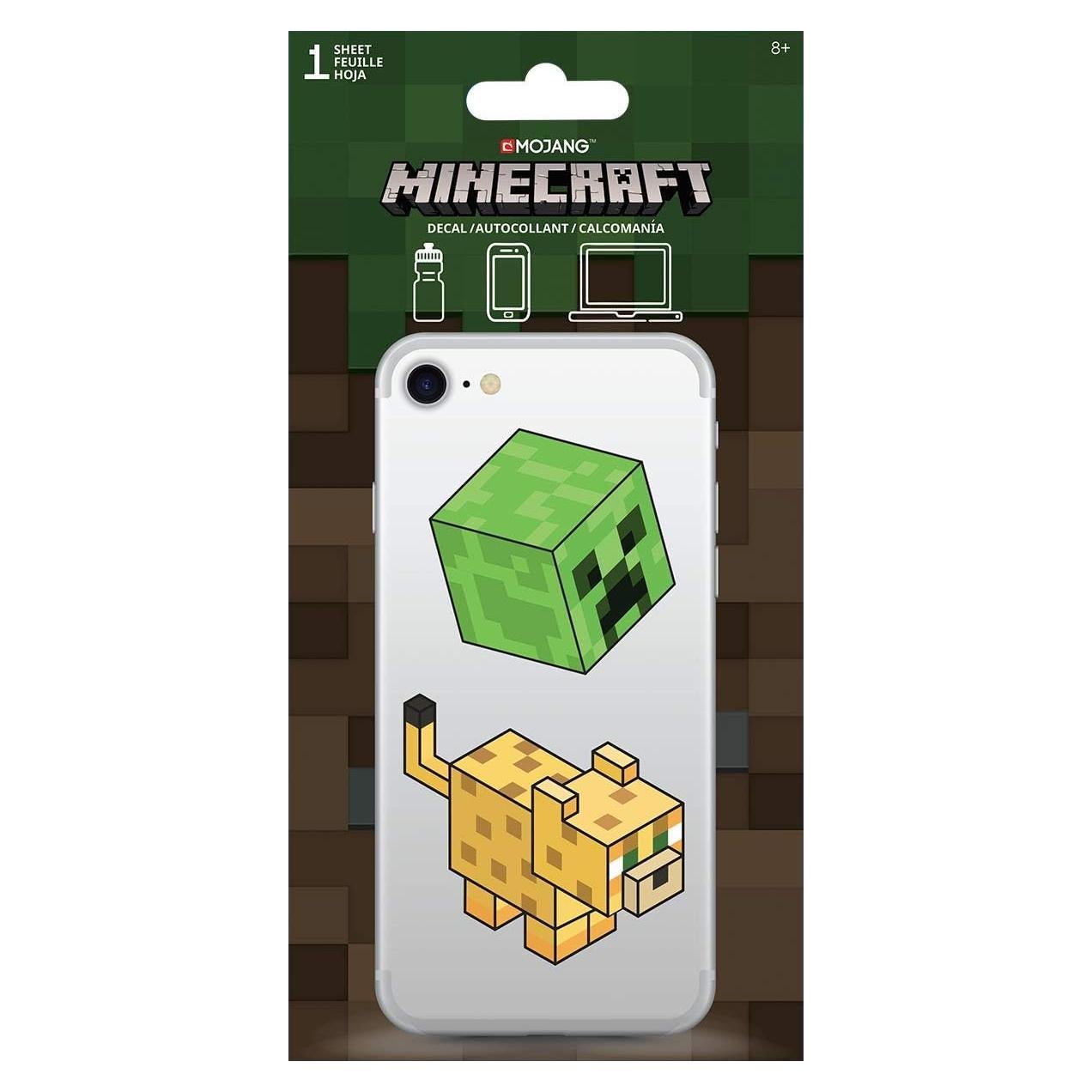 Adhesivos de Vinilo Minecraft Trends International - 2 Piezas