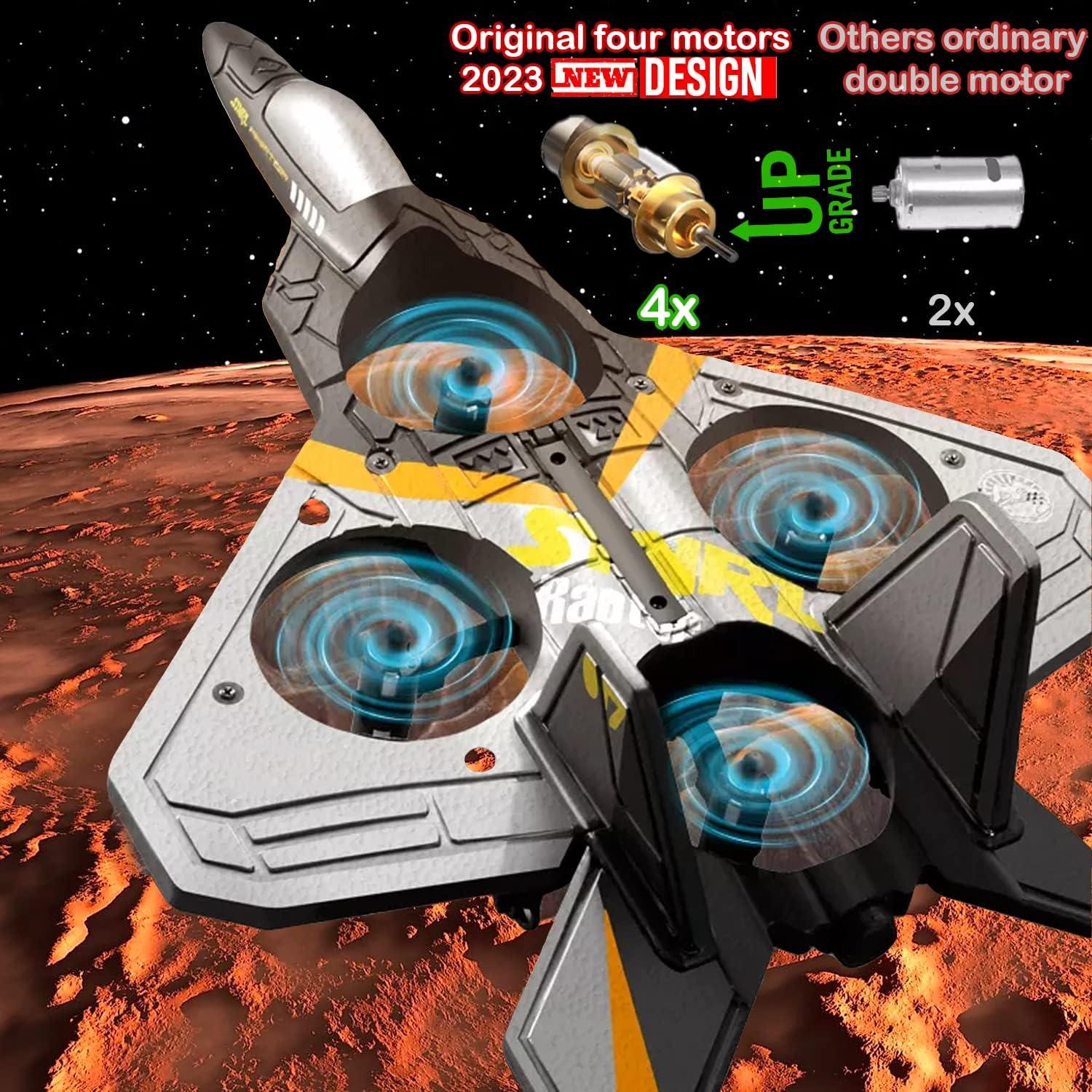 Avión RC AKARGOL V17 - Jet de Combate 4 Canales con 2 Baterías