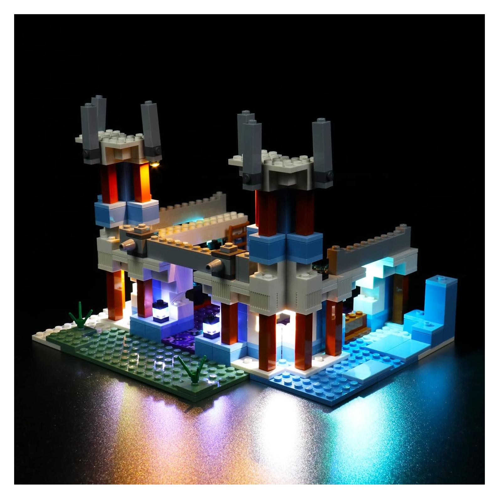 Kit de Luz LED Hilighting para Lego Minecraft Castillo de Hielo