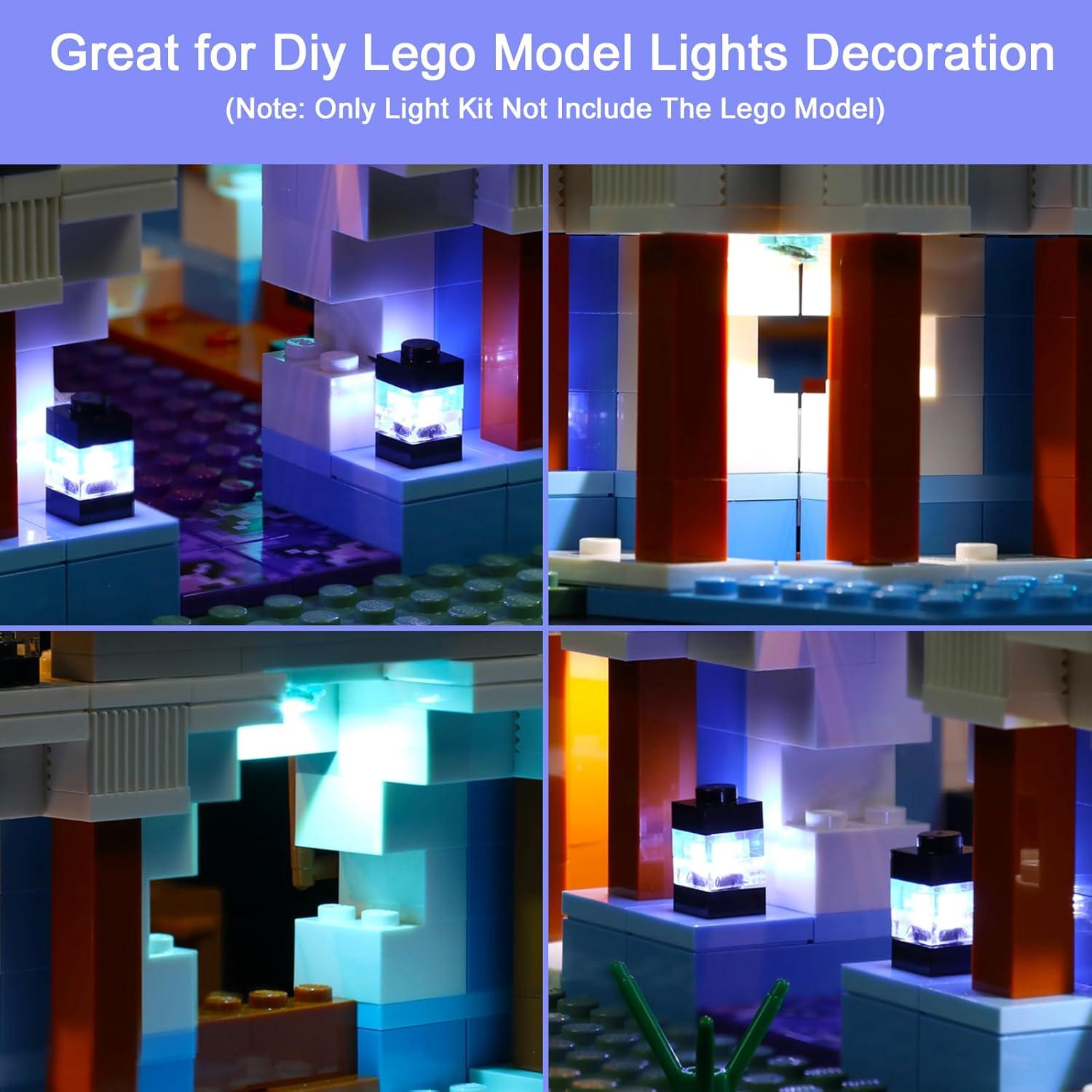 Kit de Luz LED Hilighting para Lego Minecraft Castillo de Hielo