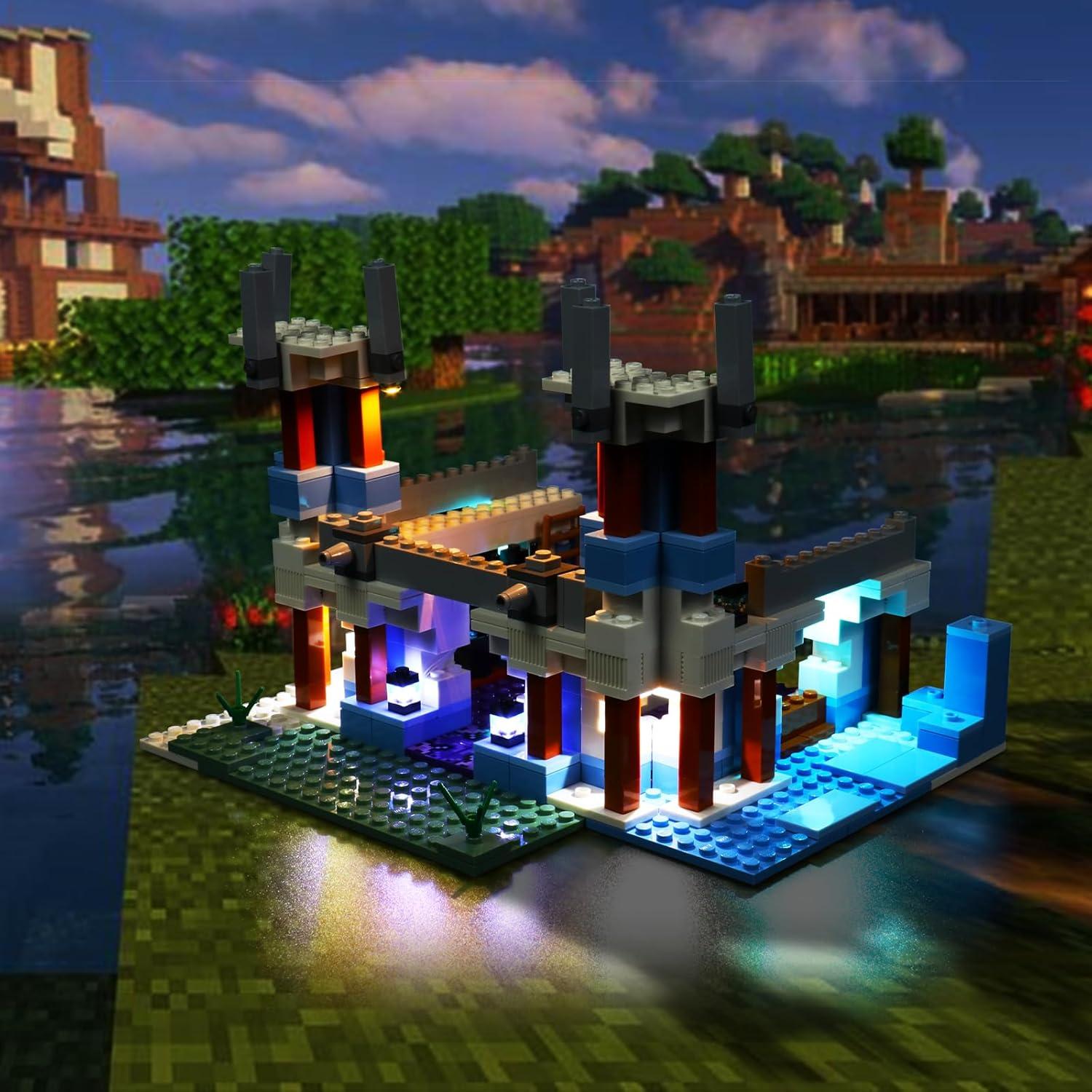 Kit de Luz LED Hilighting para Lego Minecraft Castillo de Hielo
